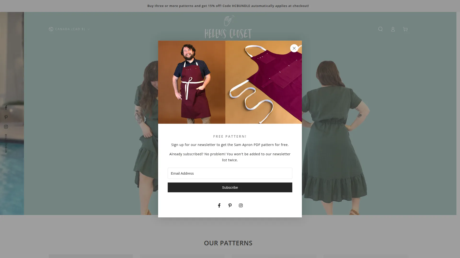 Helensclosetpatterns.com