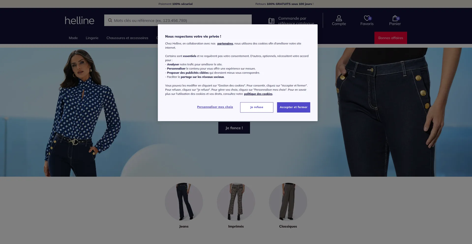 ¿És Seguro y Confiable Helline.fr?