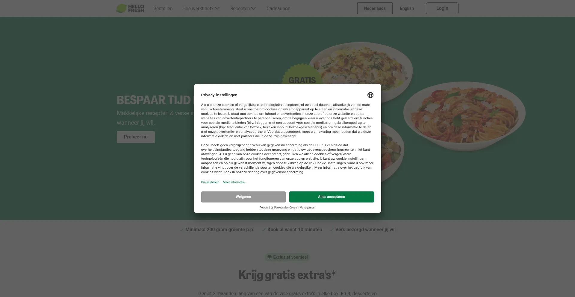 ¿És Seguro y Confiable Hellofresh.nl?