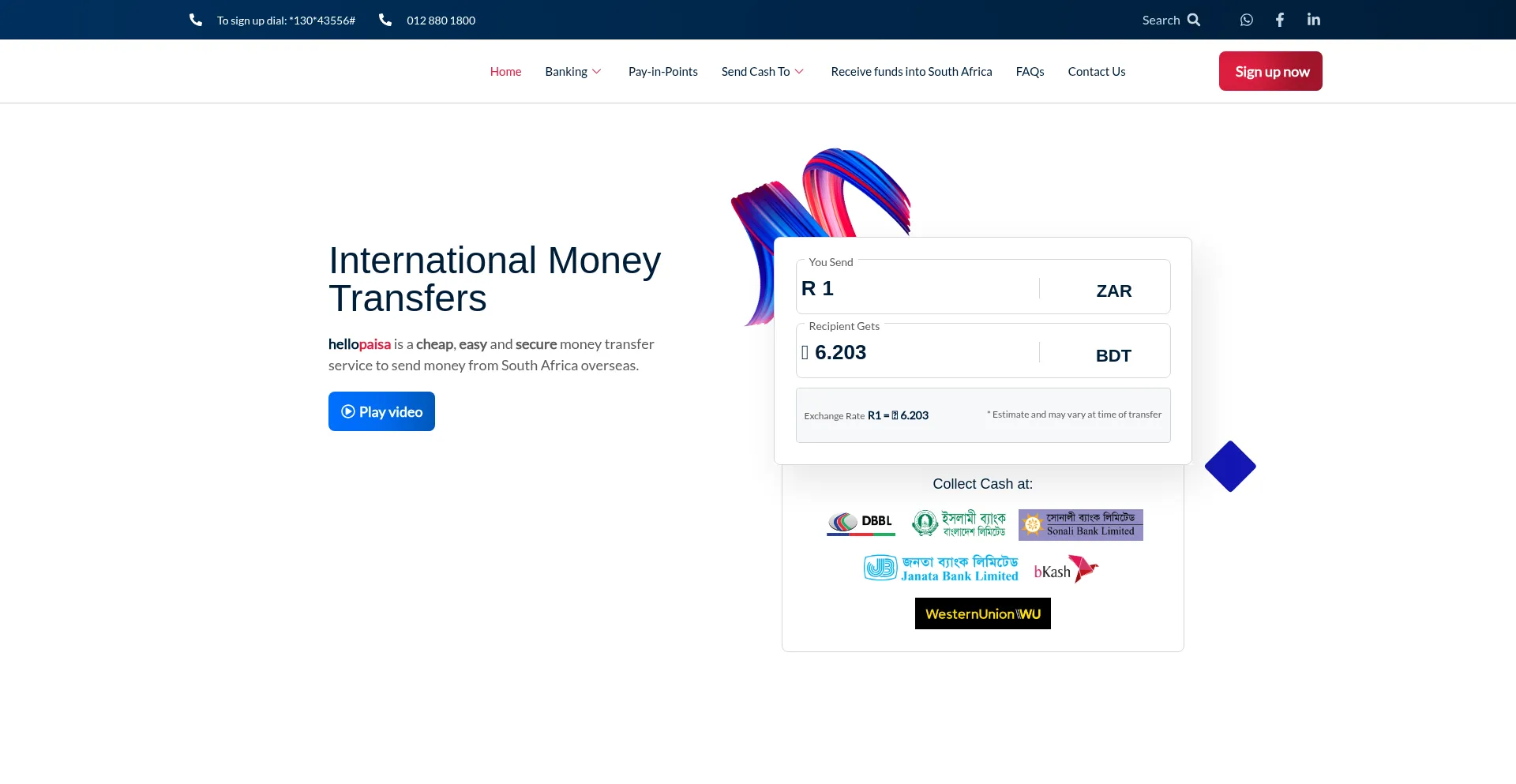 Hellopaisa.co.za Screenshot