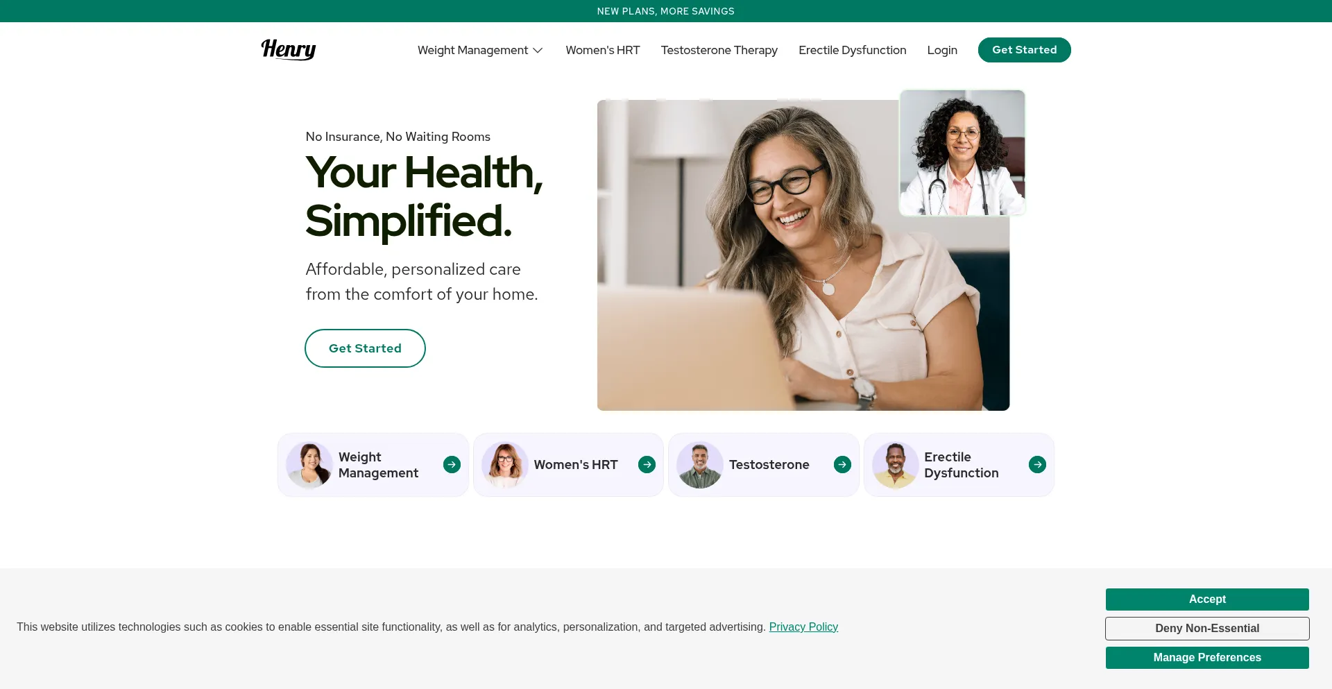Henrymeds.com Screenshot