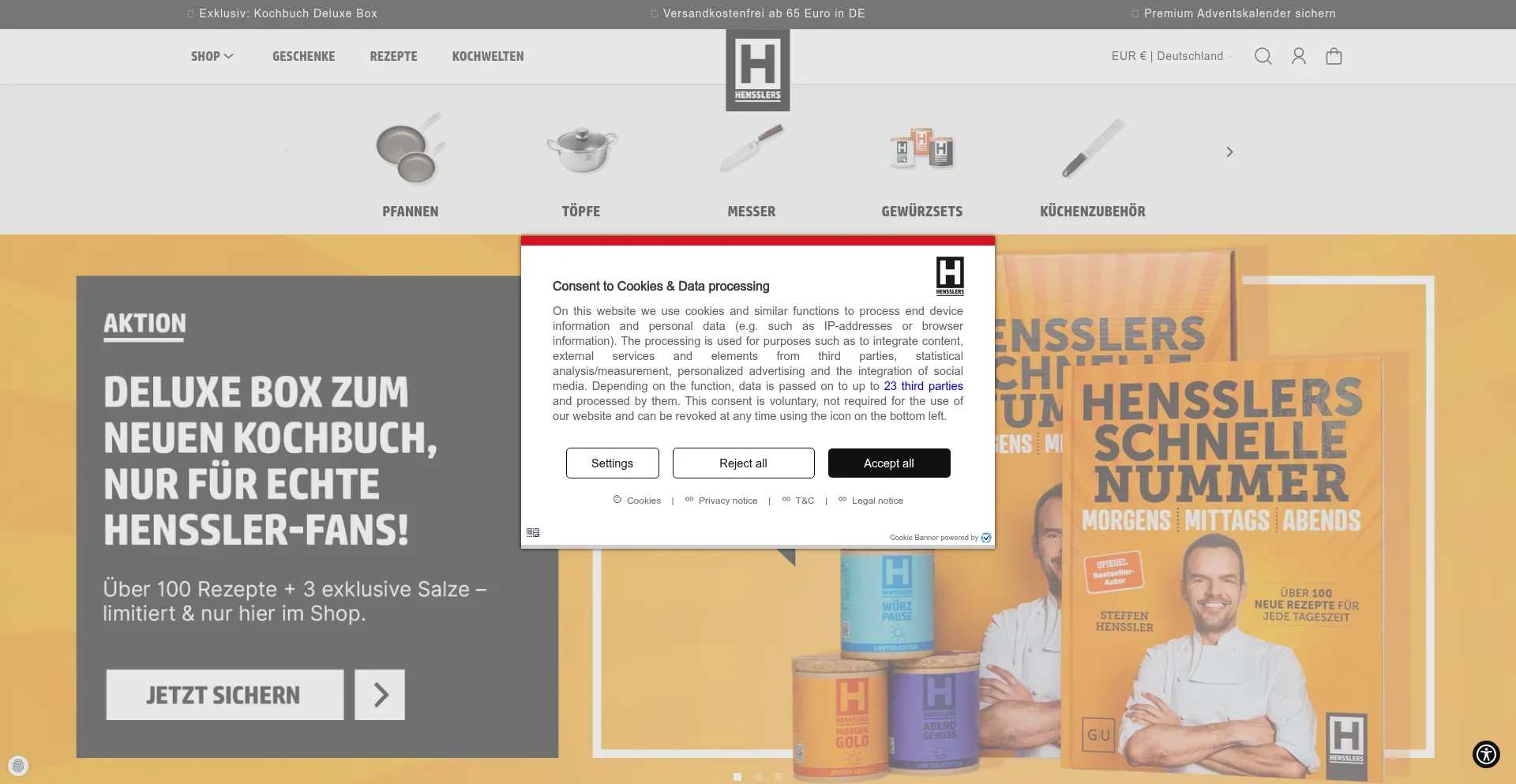 ¿És Seguro y Confiable Henssler.shop?