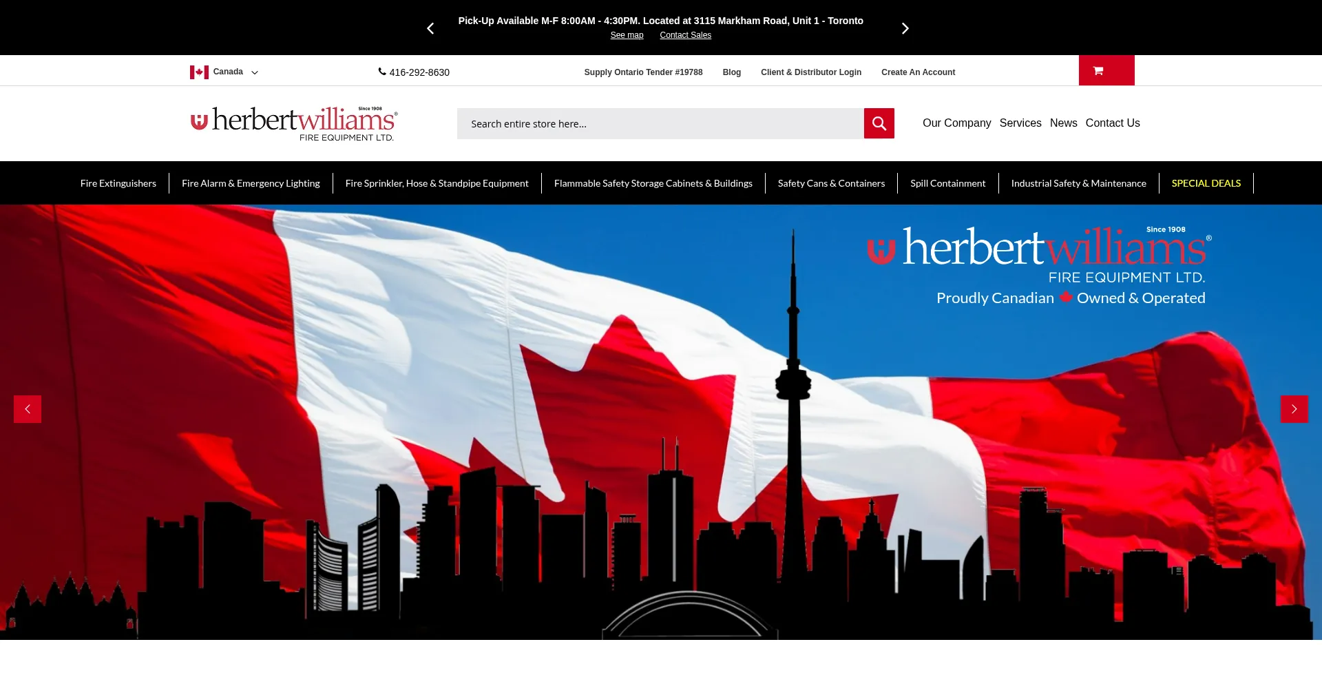 Website screenshot of Herbertwilliams.com