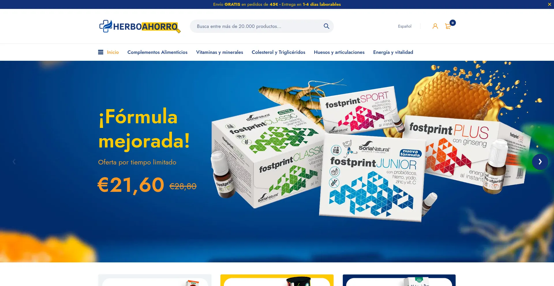 Herboahorro.com Screenshot