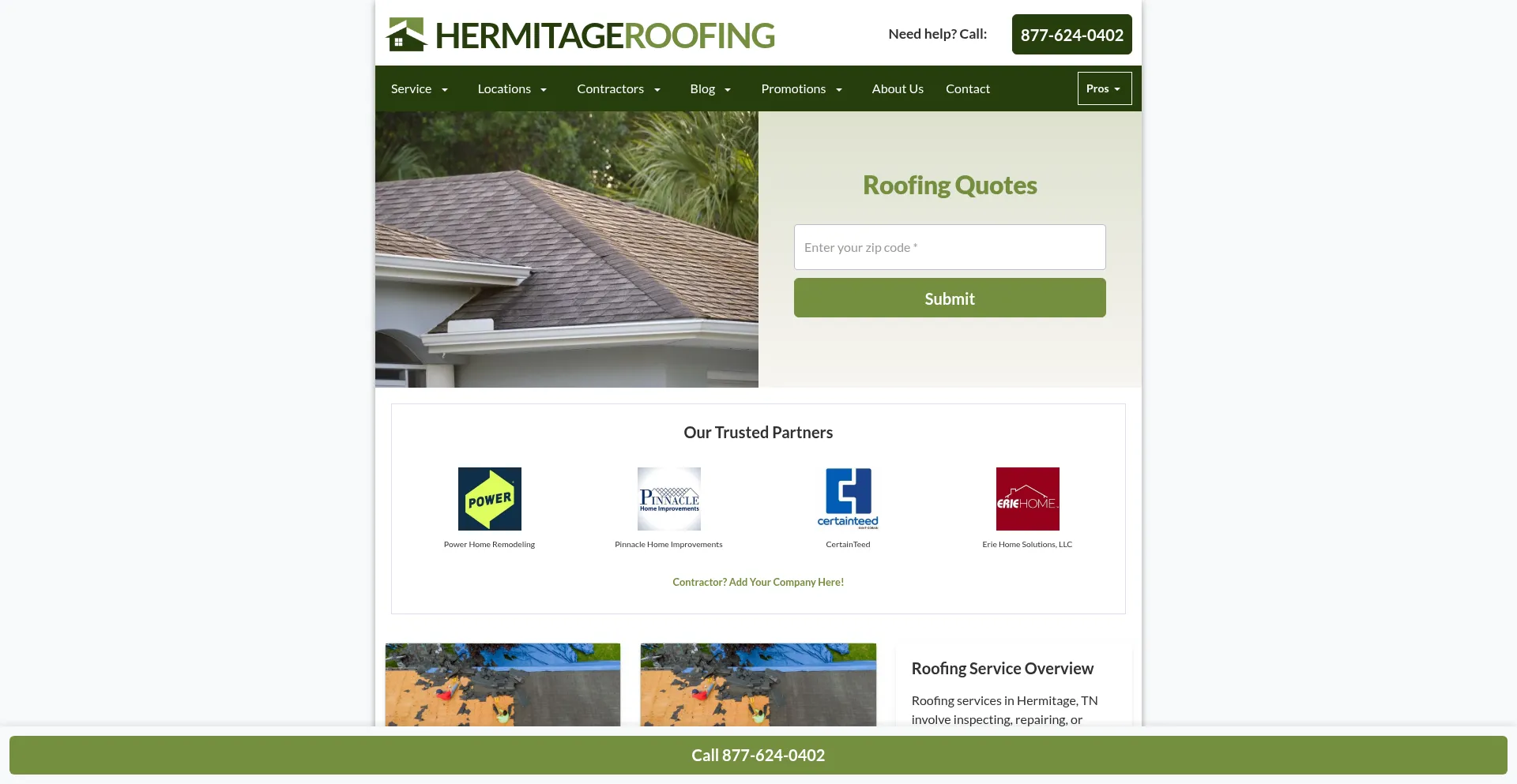 Hermitageroofers.com