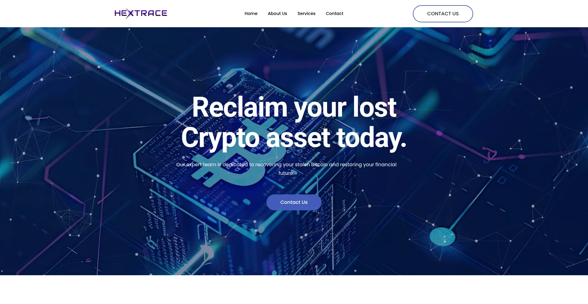 Website screenshot of Hextraceltd.com