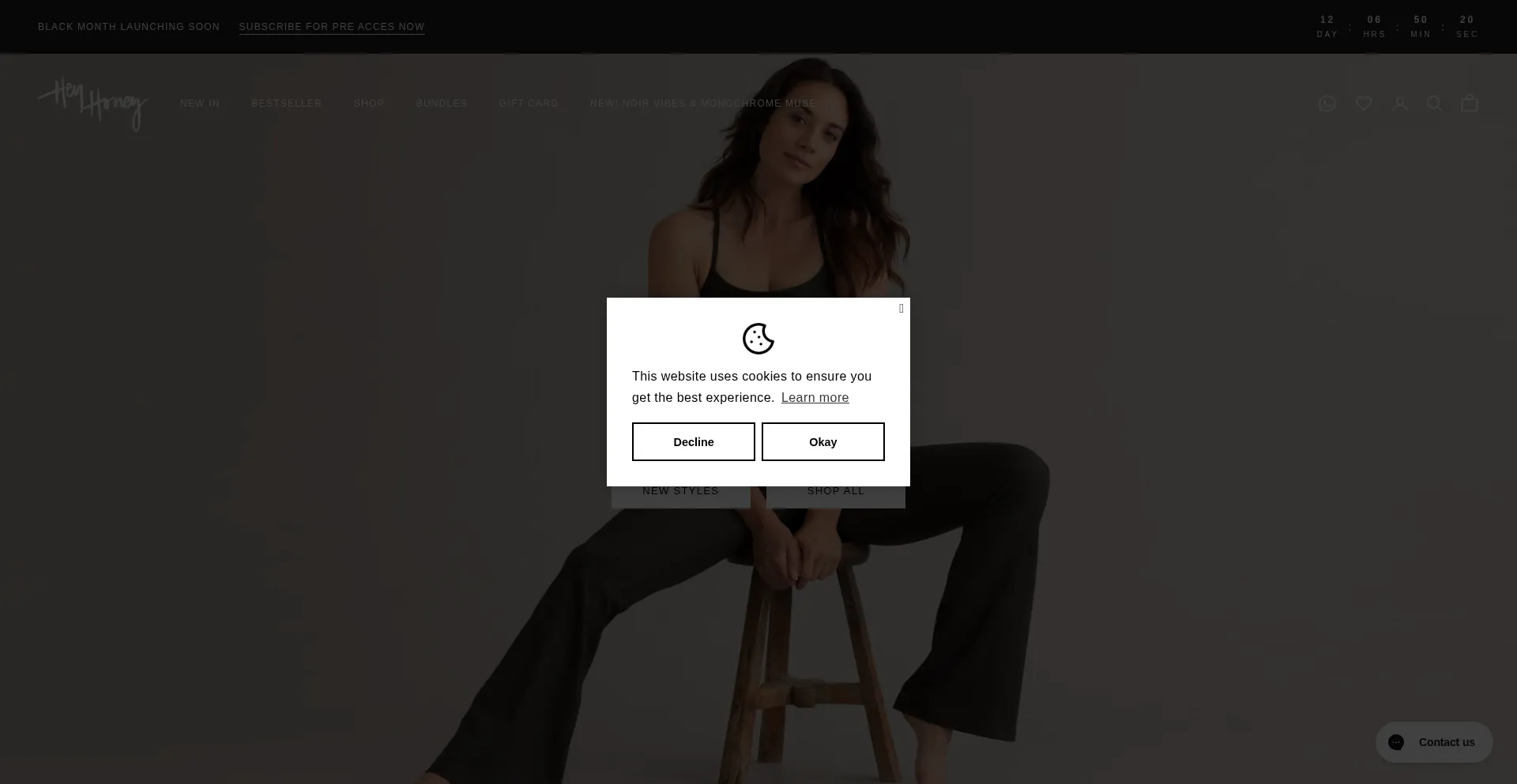 Hey-honey.com Screenshot