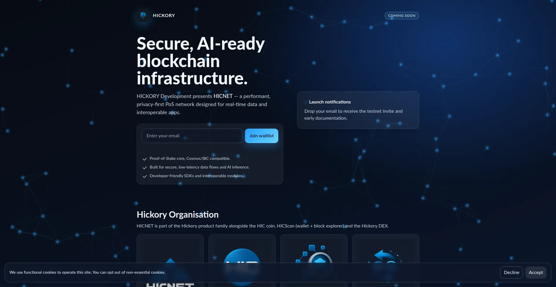 ¿És Seguro y Confiable Hickoryintelligence.us?