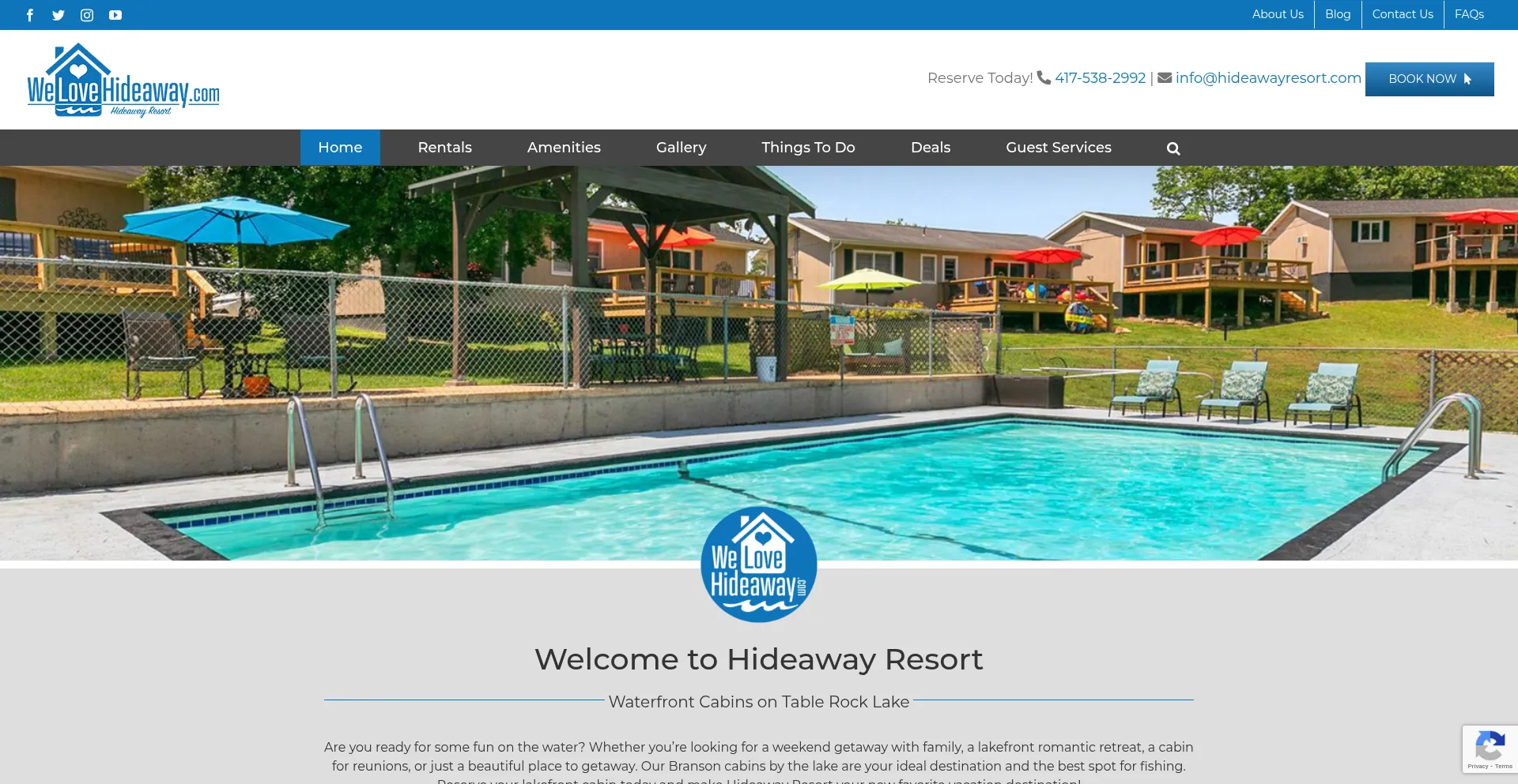 ¿És Seguro y Confiable Hideawayresort.com?
