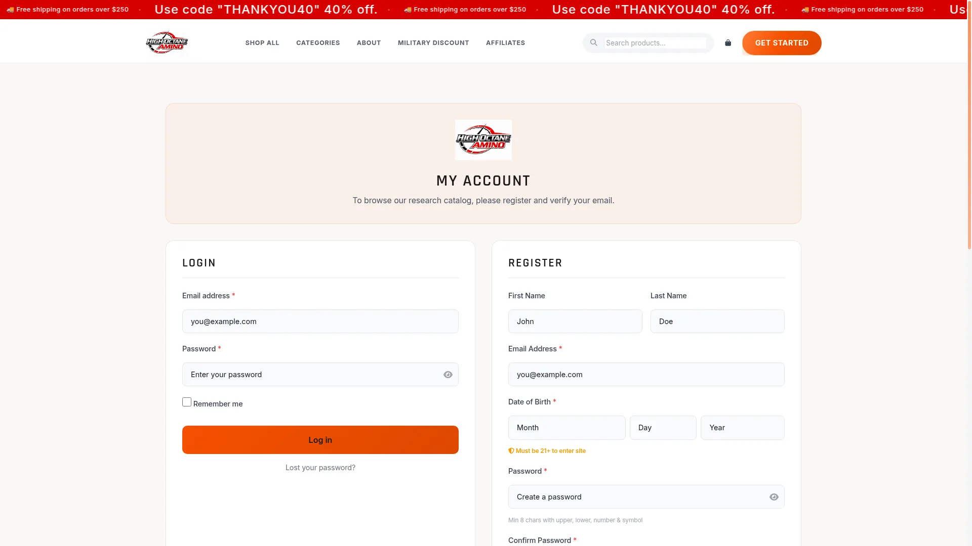 Highoctaneamino.com