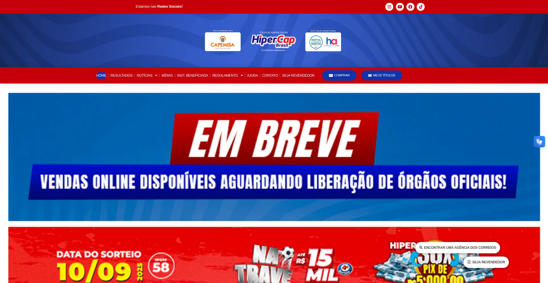¿És Seguro y Confiable Hipercapbrasil.com.br?