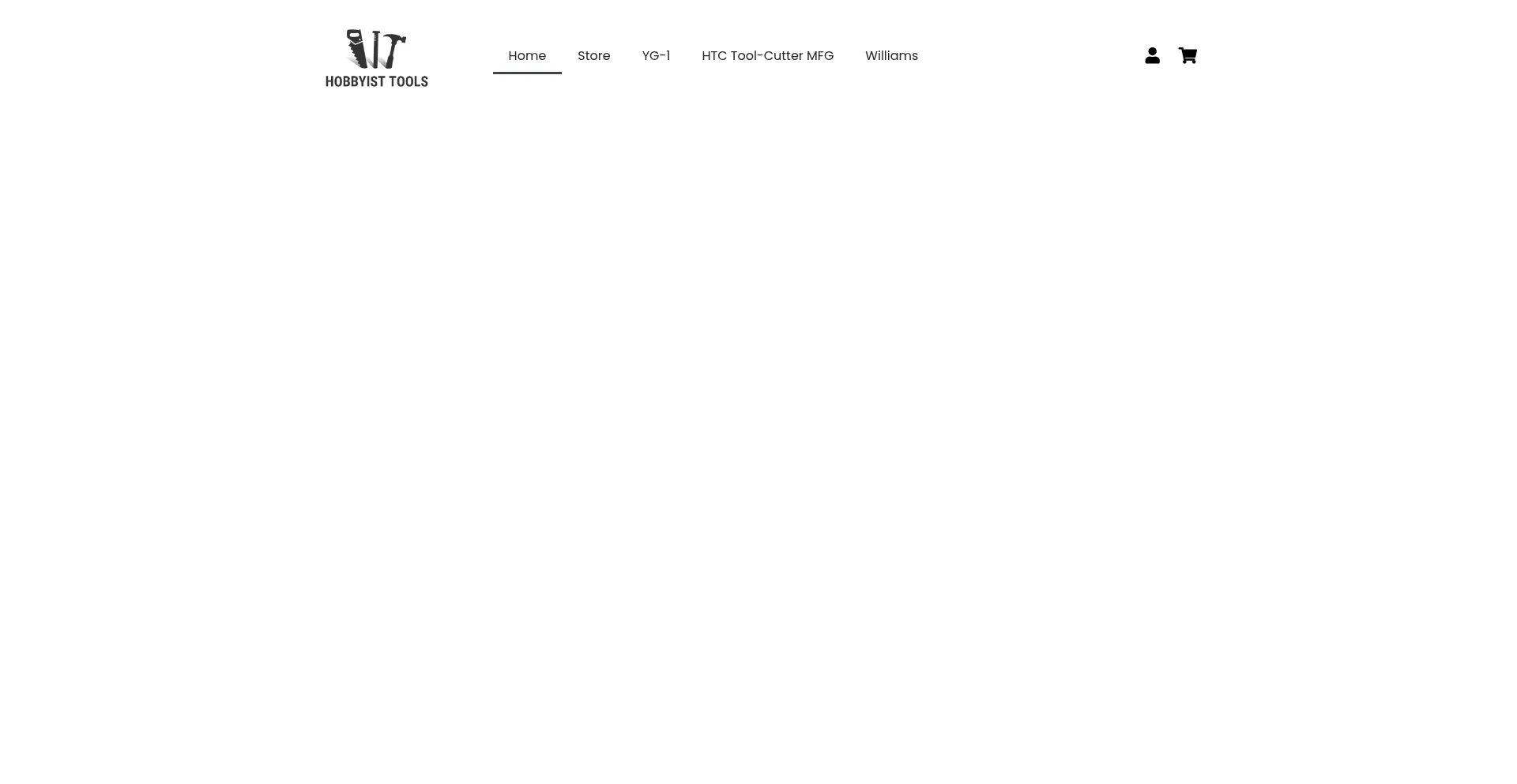 Website screenshot of Hobbyisttools.com
