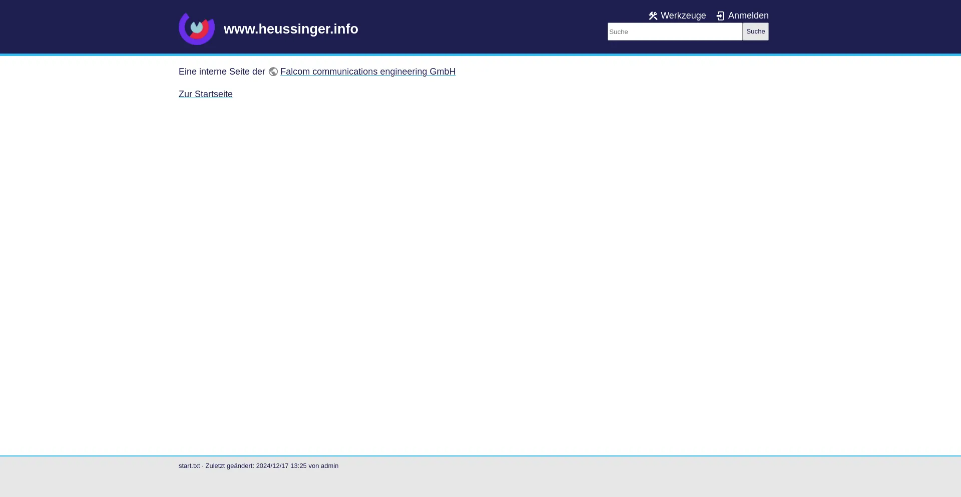 Website screenshot of Holis.com