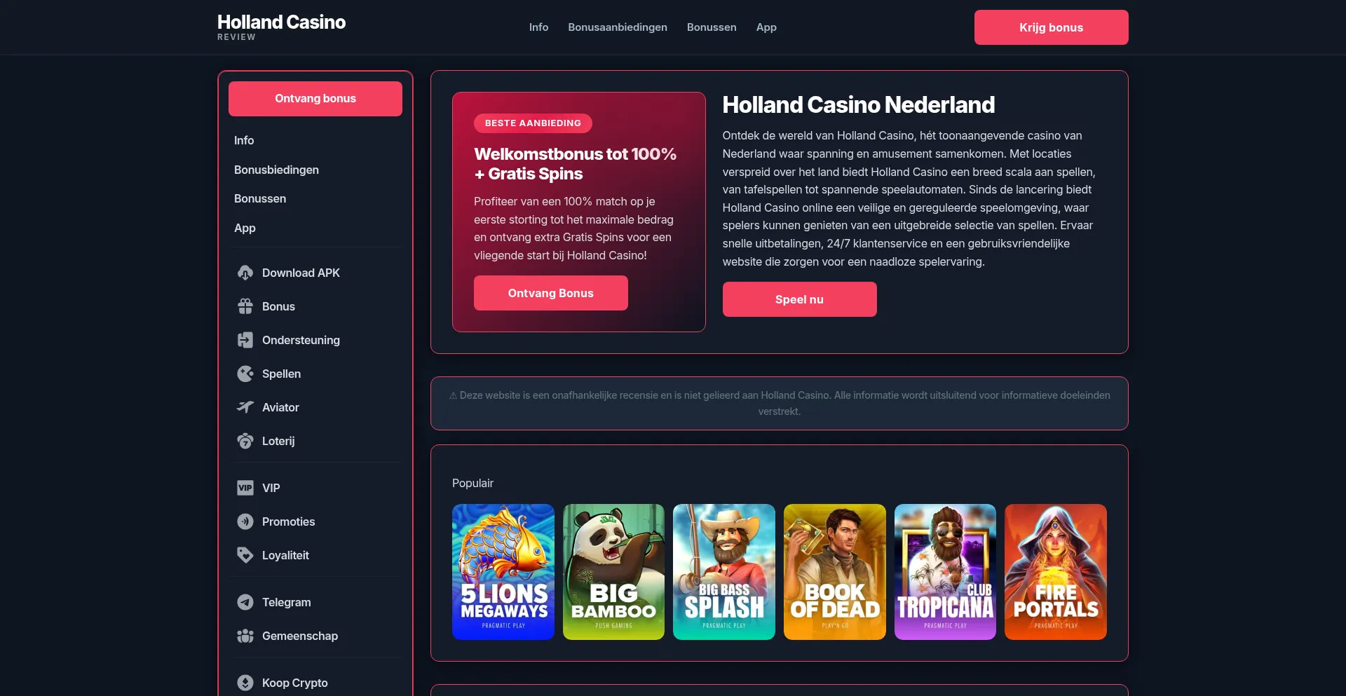 Hollandcasinonederland.com