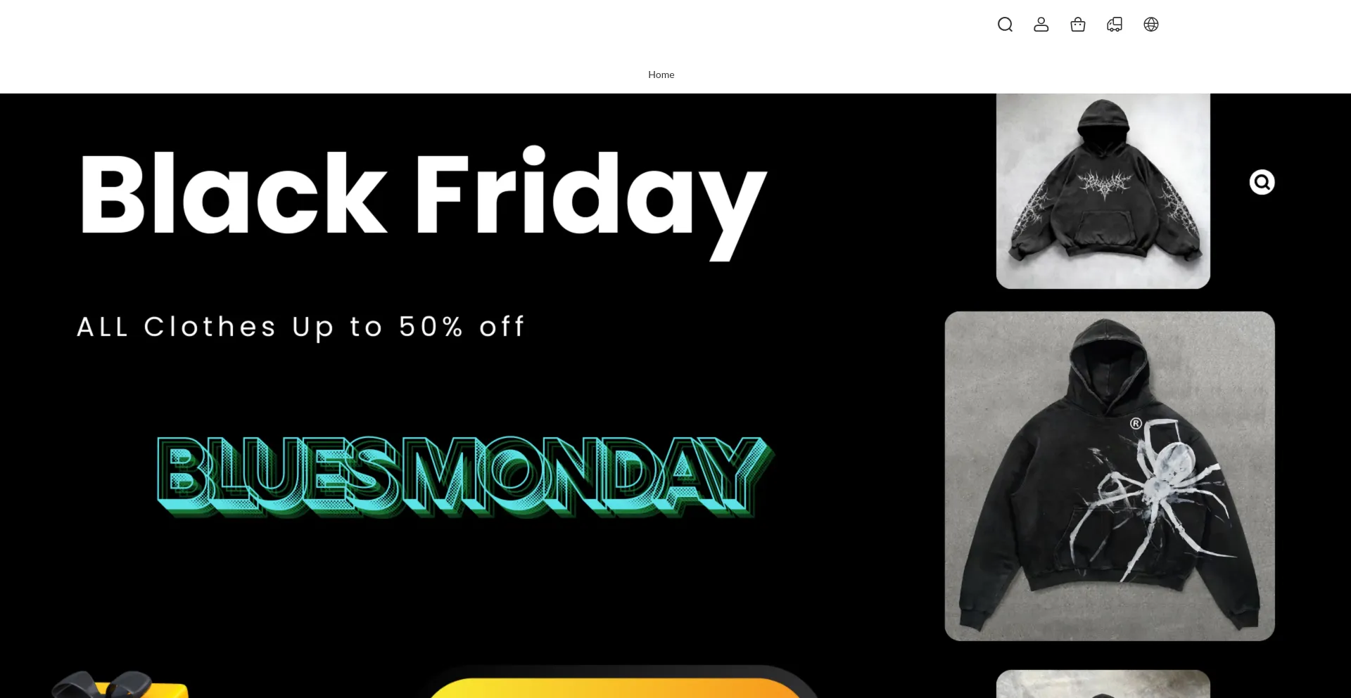 Website screenshot of Homedefense.shop
