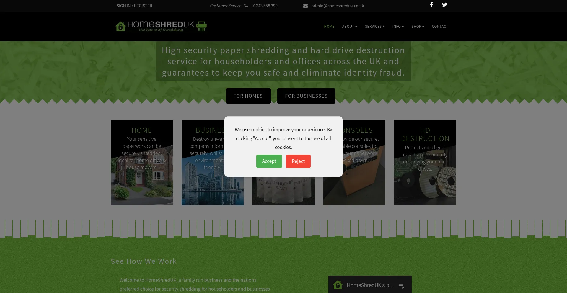 Homeshreduk.co.uk