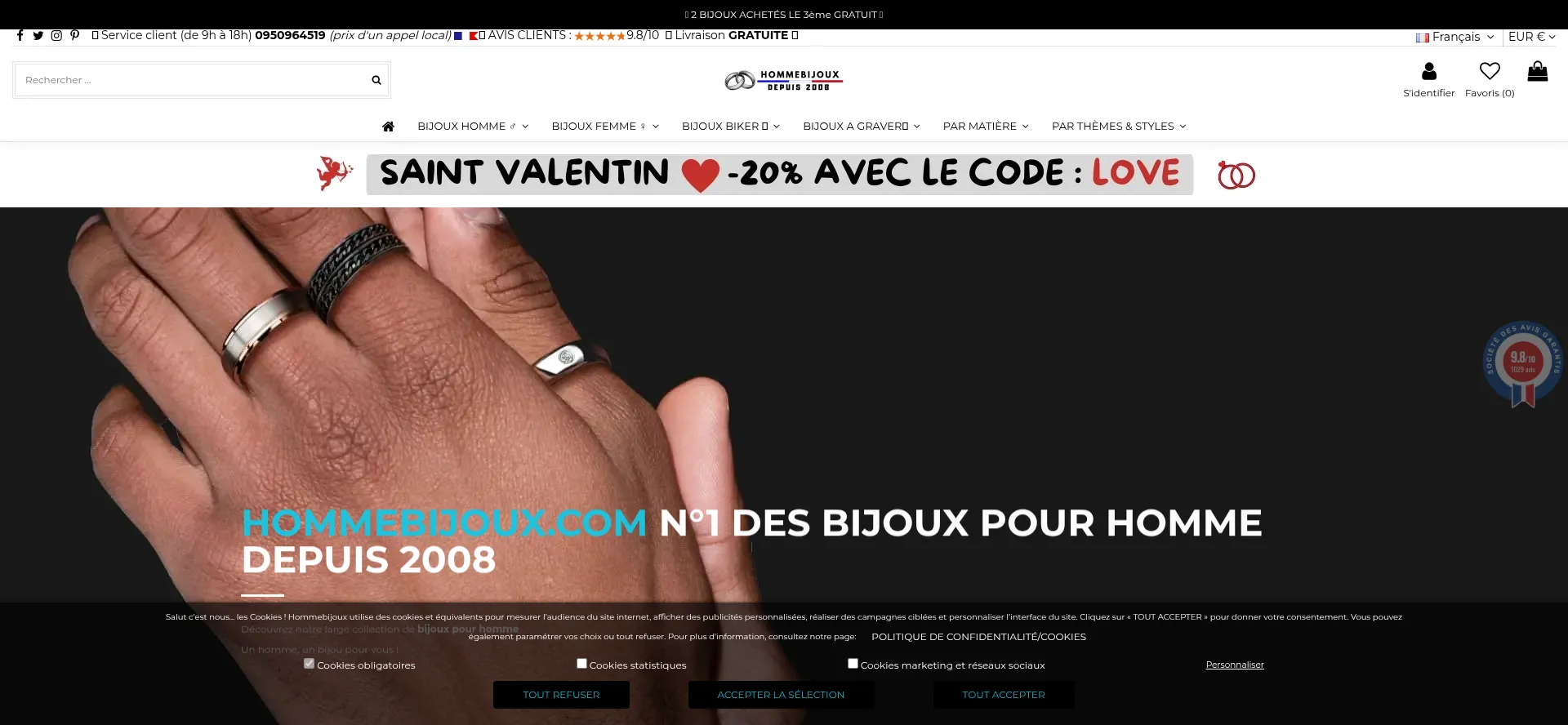 ¿És Seguro y Confiable Hommebijoux.com?
