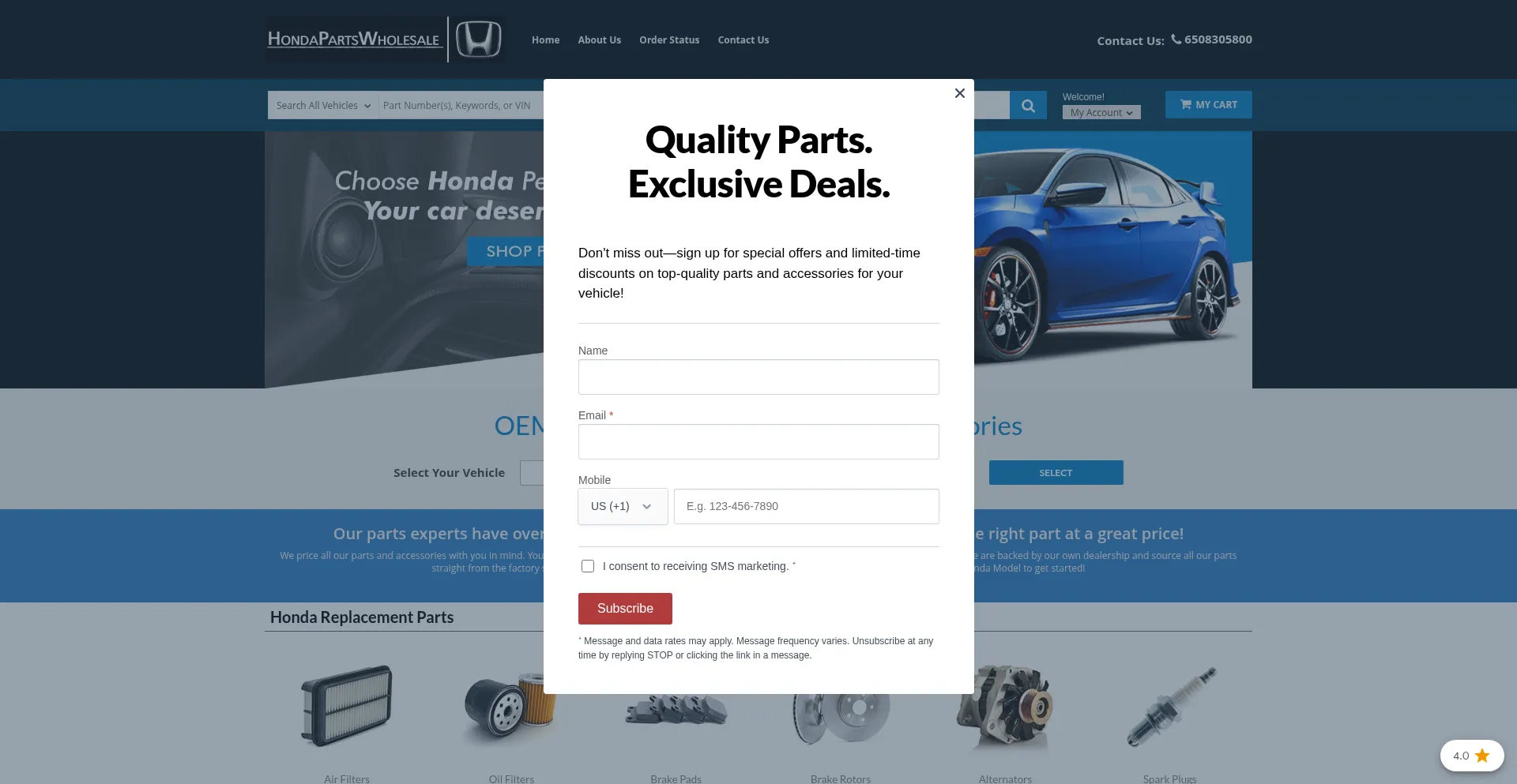 Hondapartswholesale.com