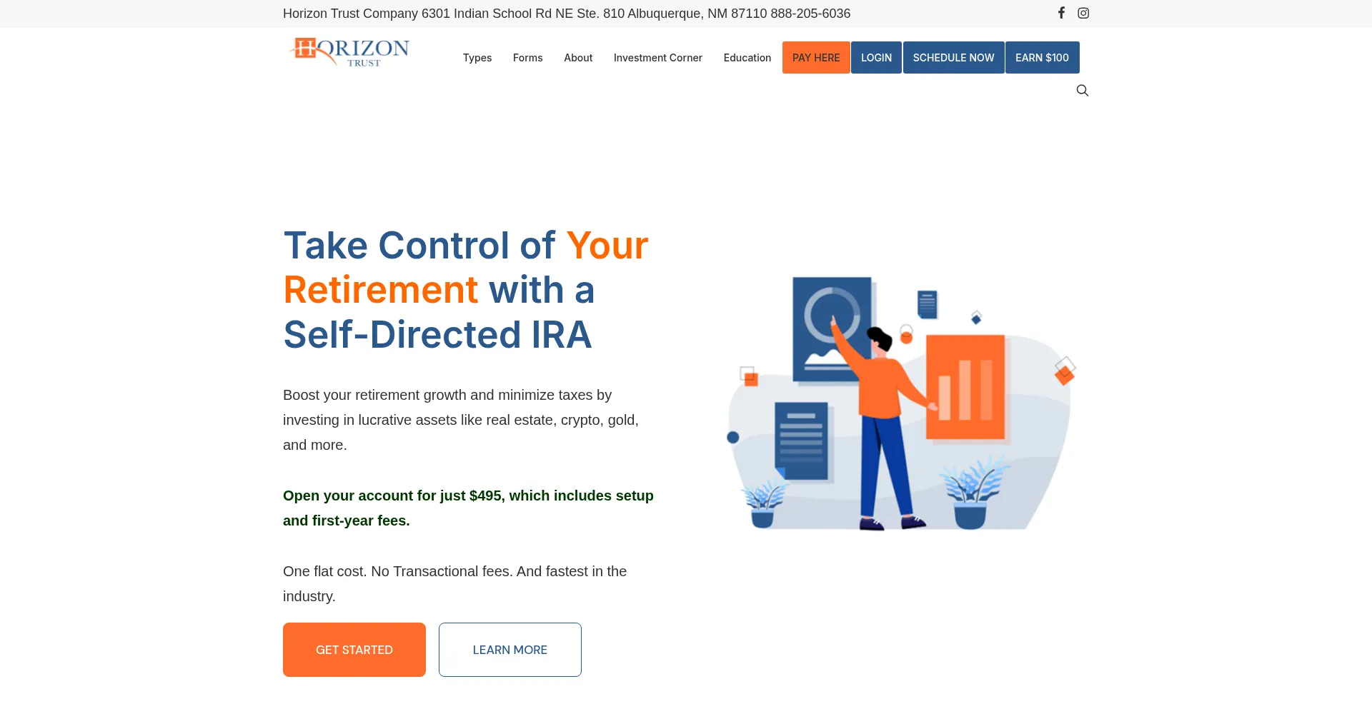 ¿És Seguro y Confiable Horizontrust.com?