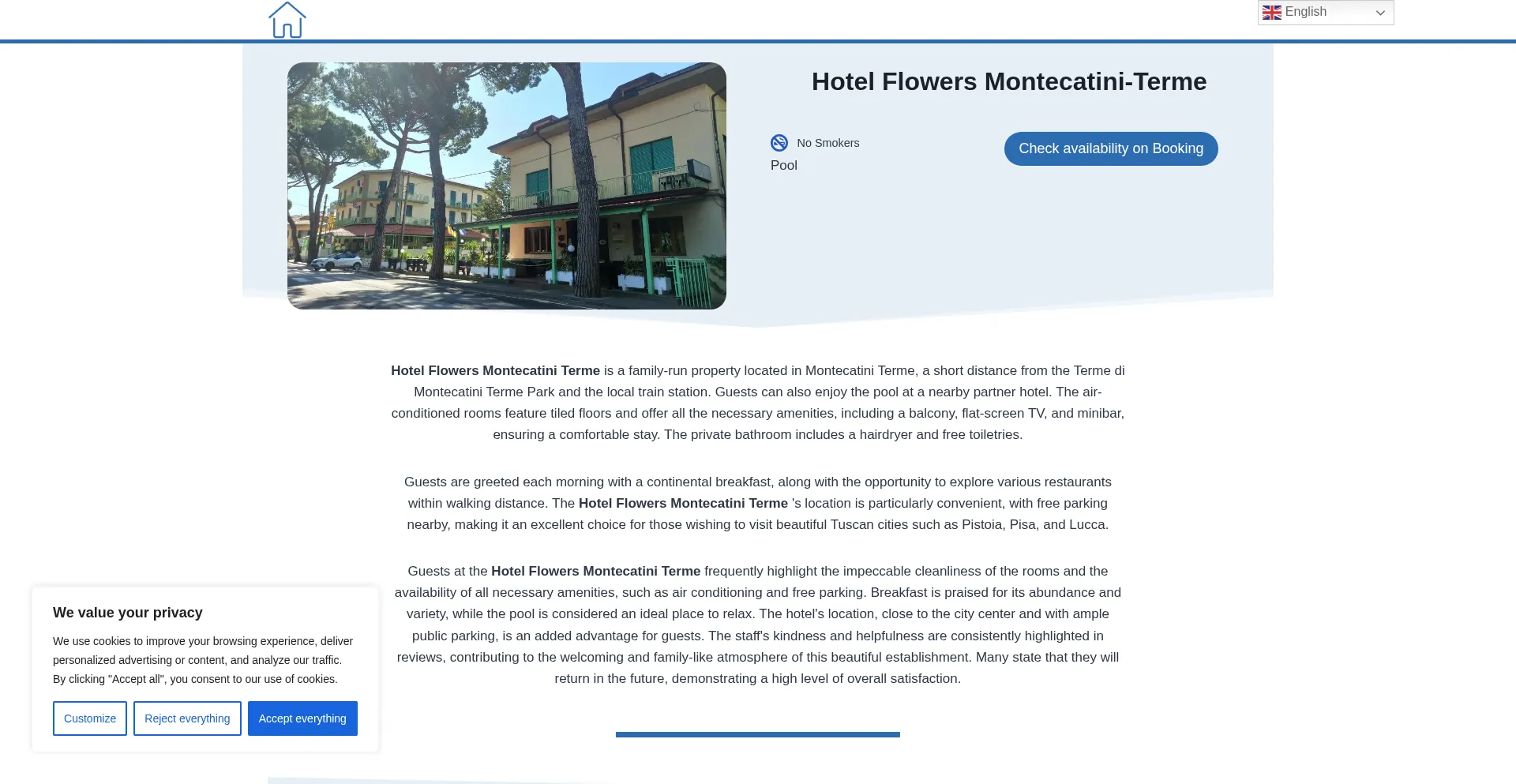 ¿És Seguro y Confiable Hotelflowersmontecatiniterme.top?
