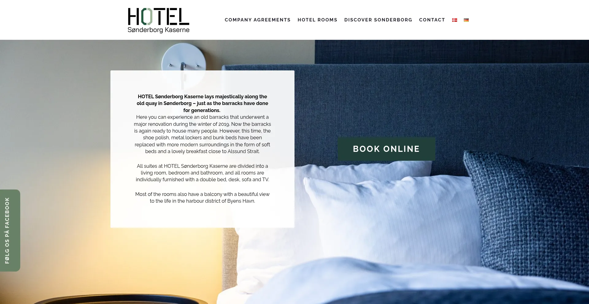 ¿És Seguro y Confiable Hotelsonderborgkaserne.dk?