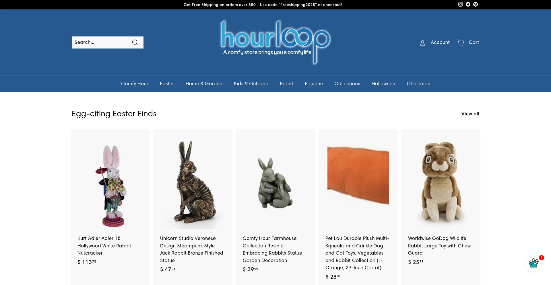 Website screenshot of Hourloop.com