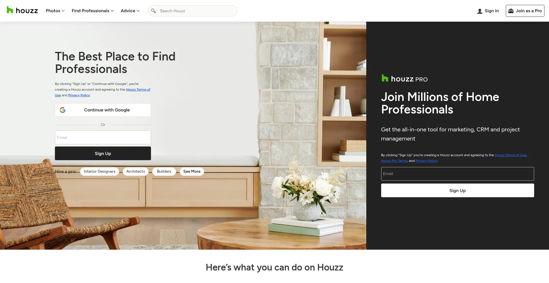 Houzz.co.nz Screenshot