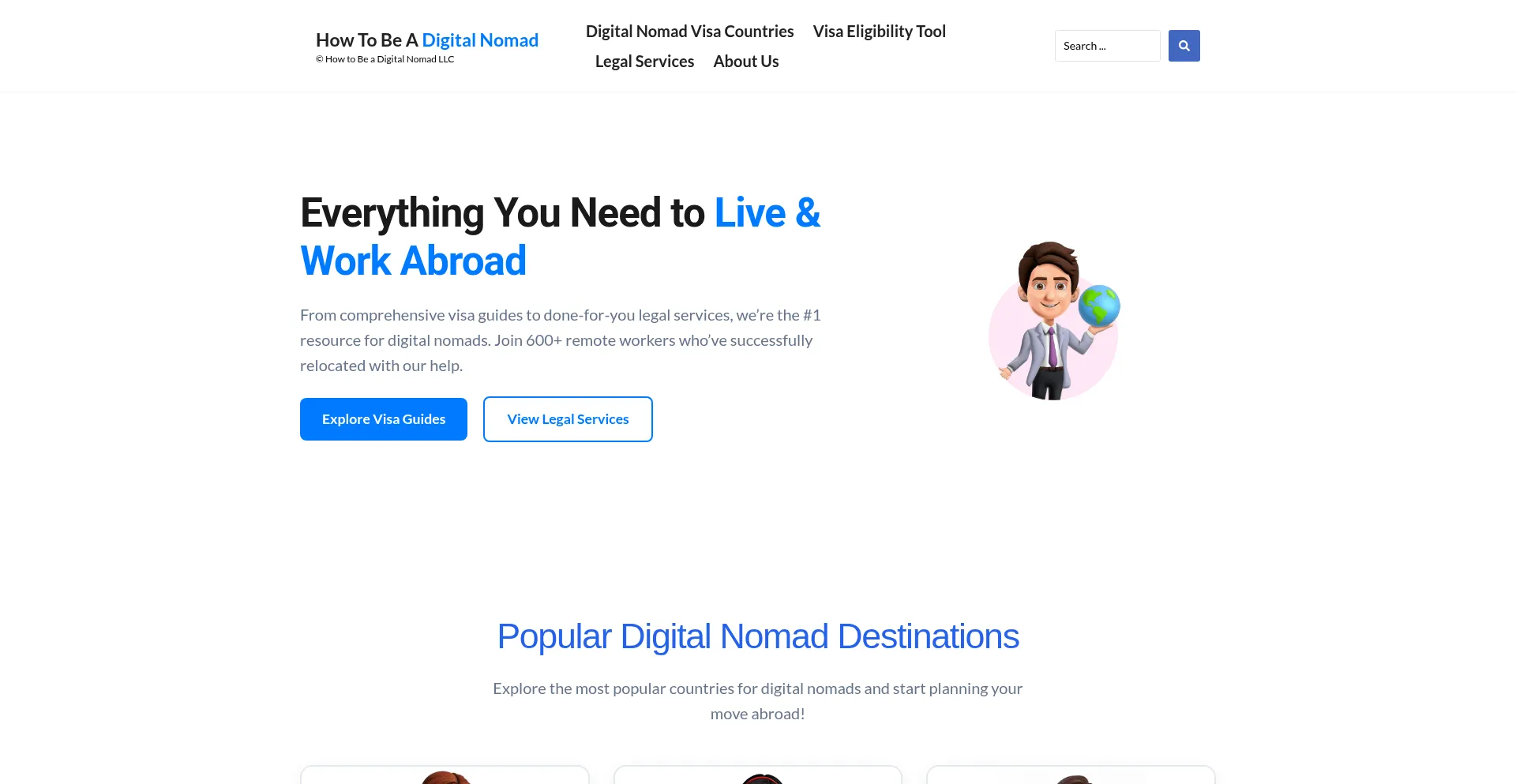 Howtobeadigitalnomad.com Screenshot