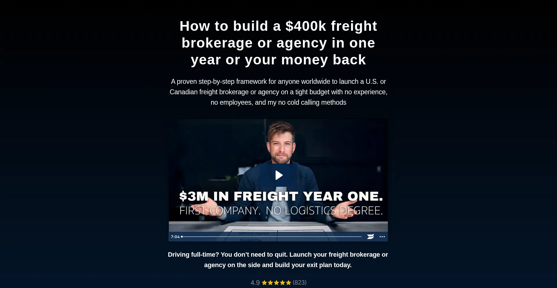 Howtobecomeafreightbroker.com Screenshot
