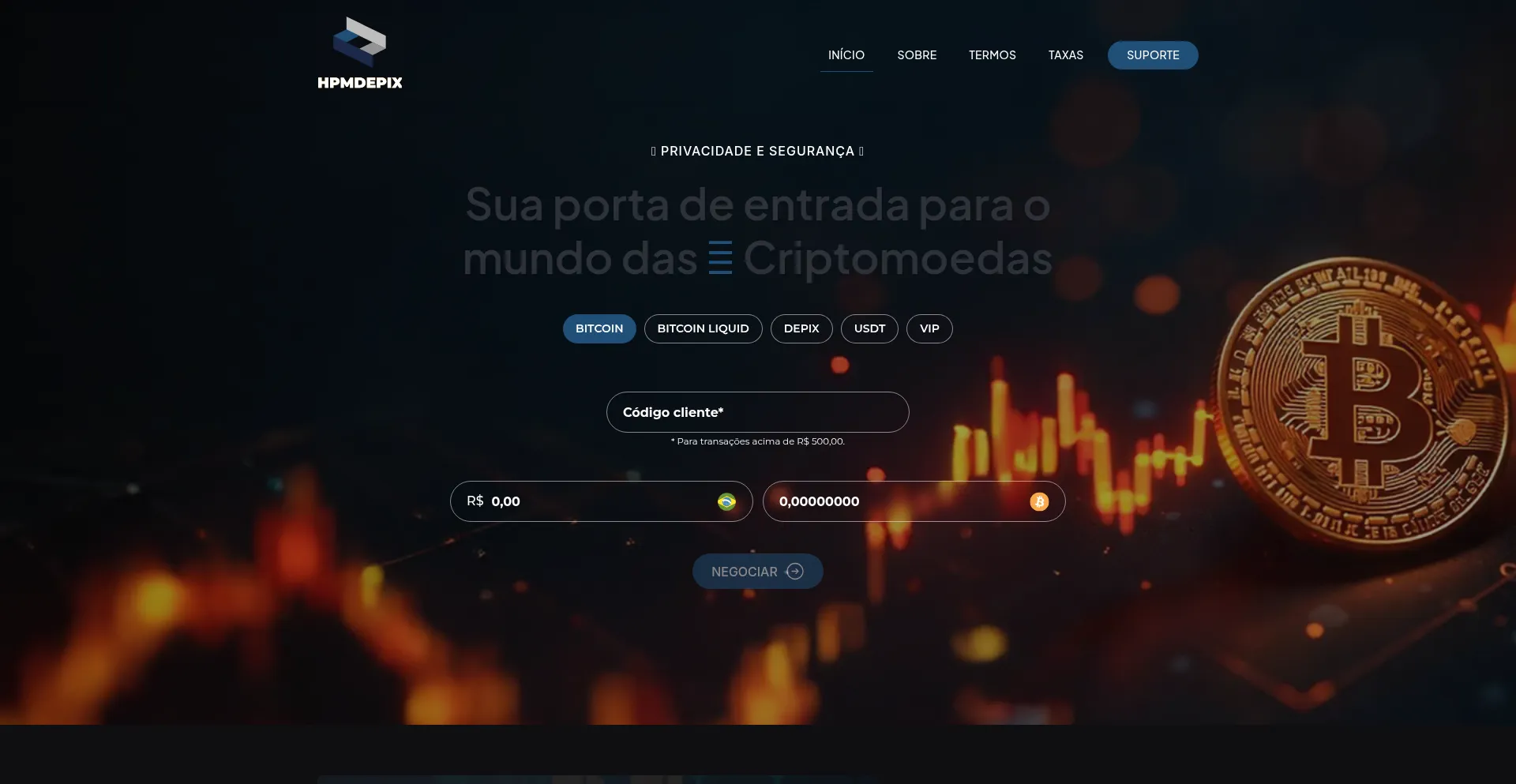 Hpmdepix.io Screenshot