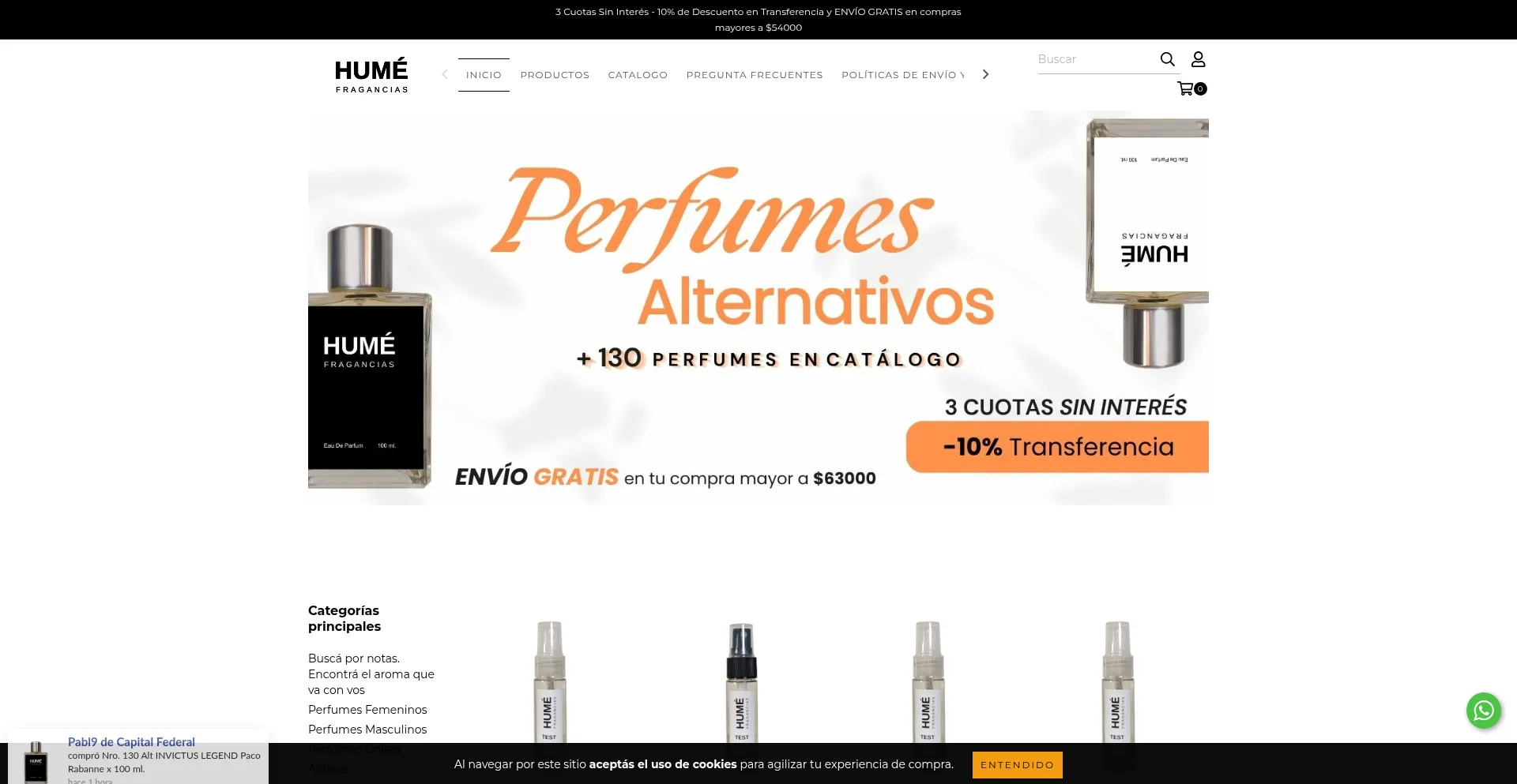 ¿És Seguro y Confiable Humefragancias.mitiendanube.com?