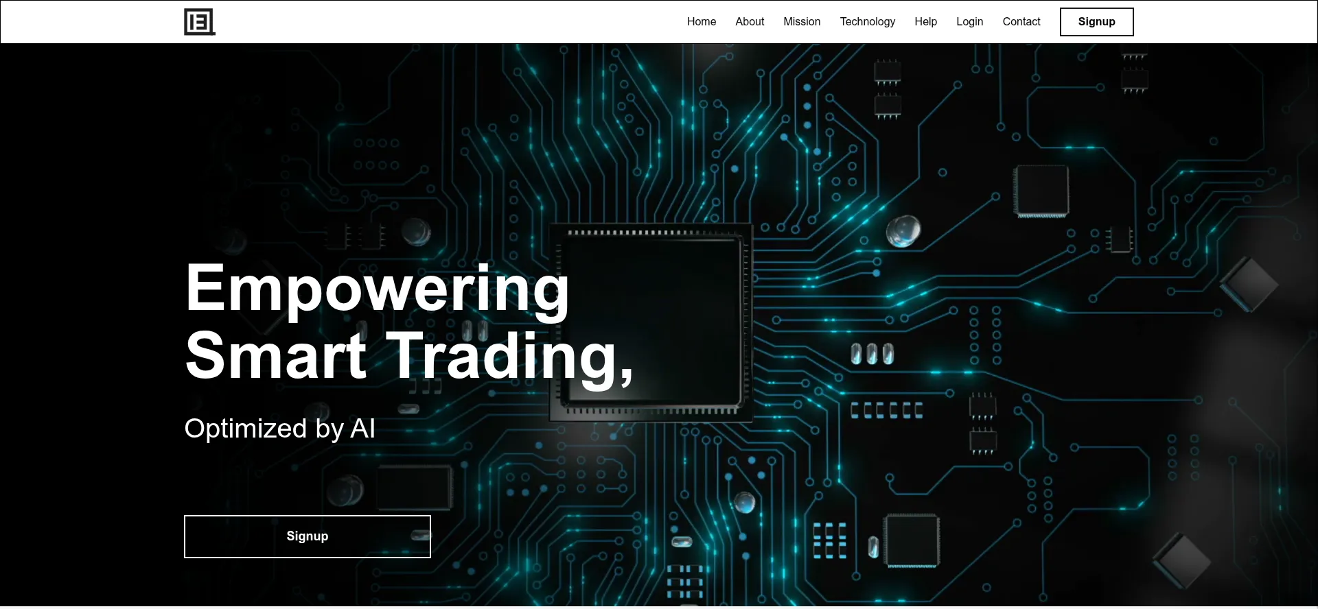 Website screenshot of I3q.ai