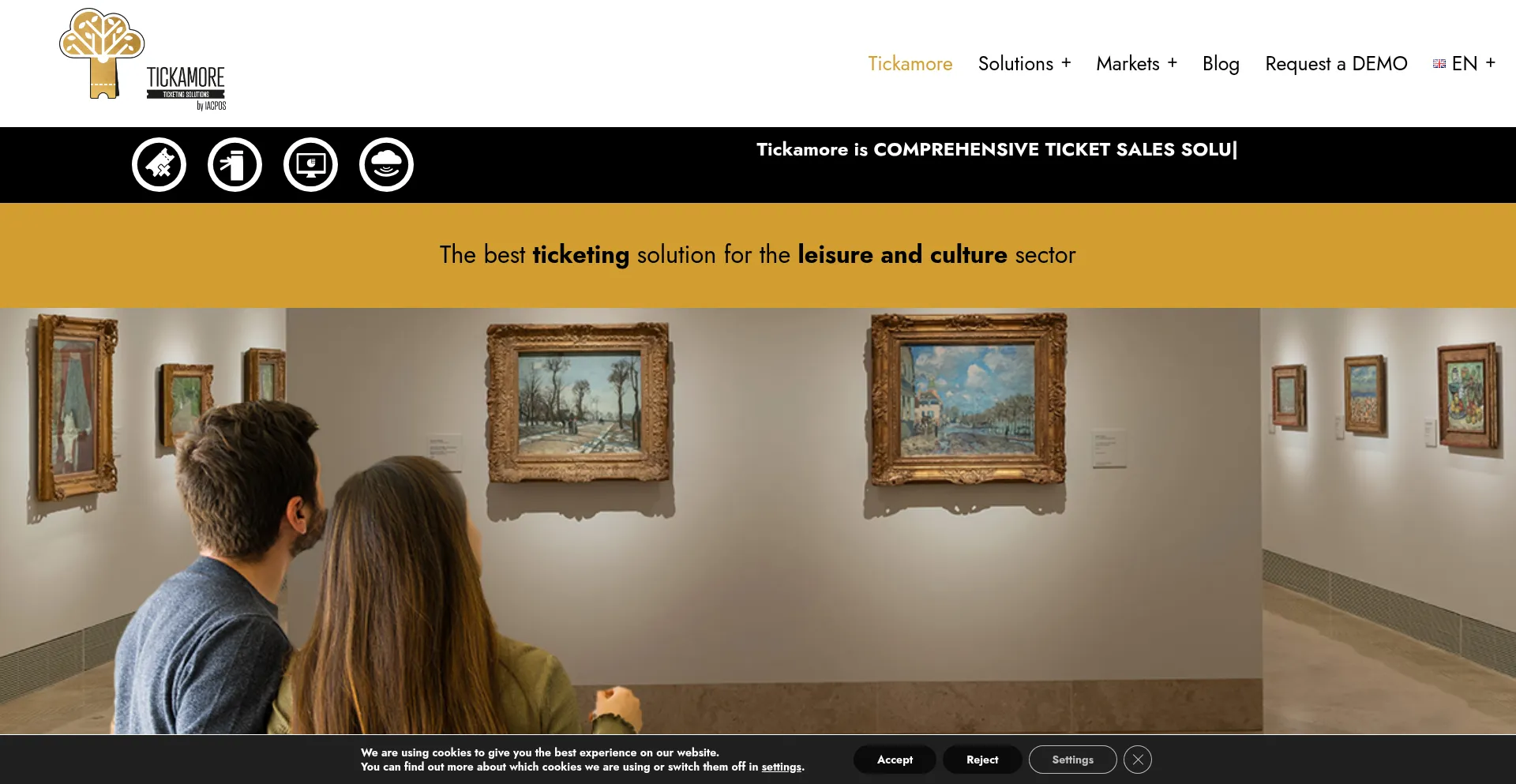Website screenshot of Iacpos.com