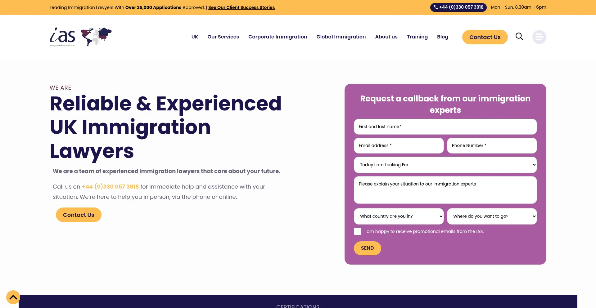 Iasservices.org.uk Screenshot