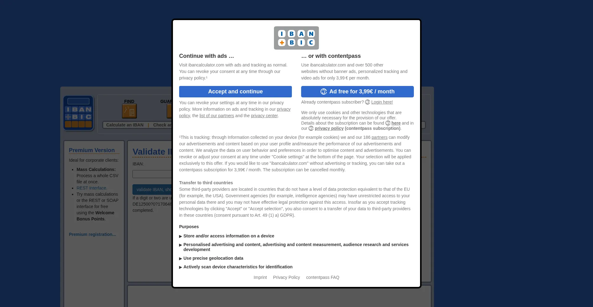 Ibancalculator.com