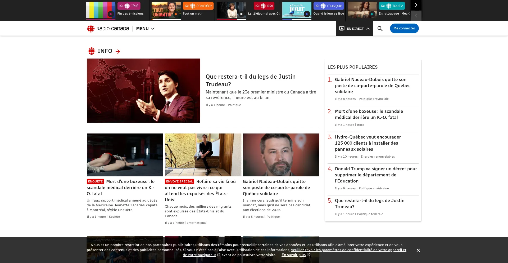 ¿És Seguro y Confiable Ici.radio-canada.ca?