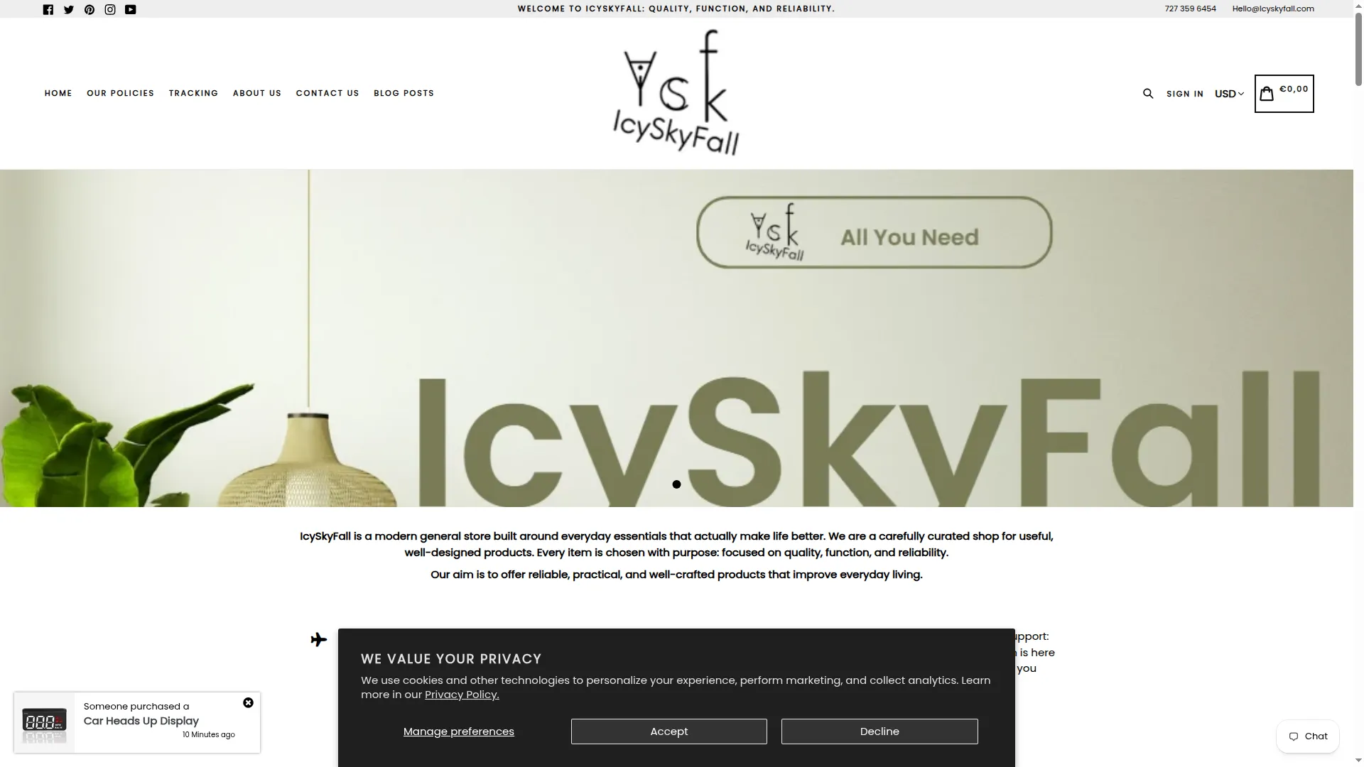 Icyskyfall.com