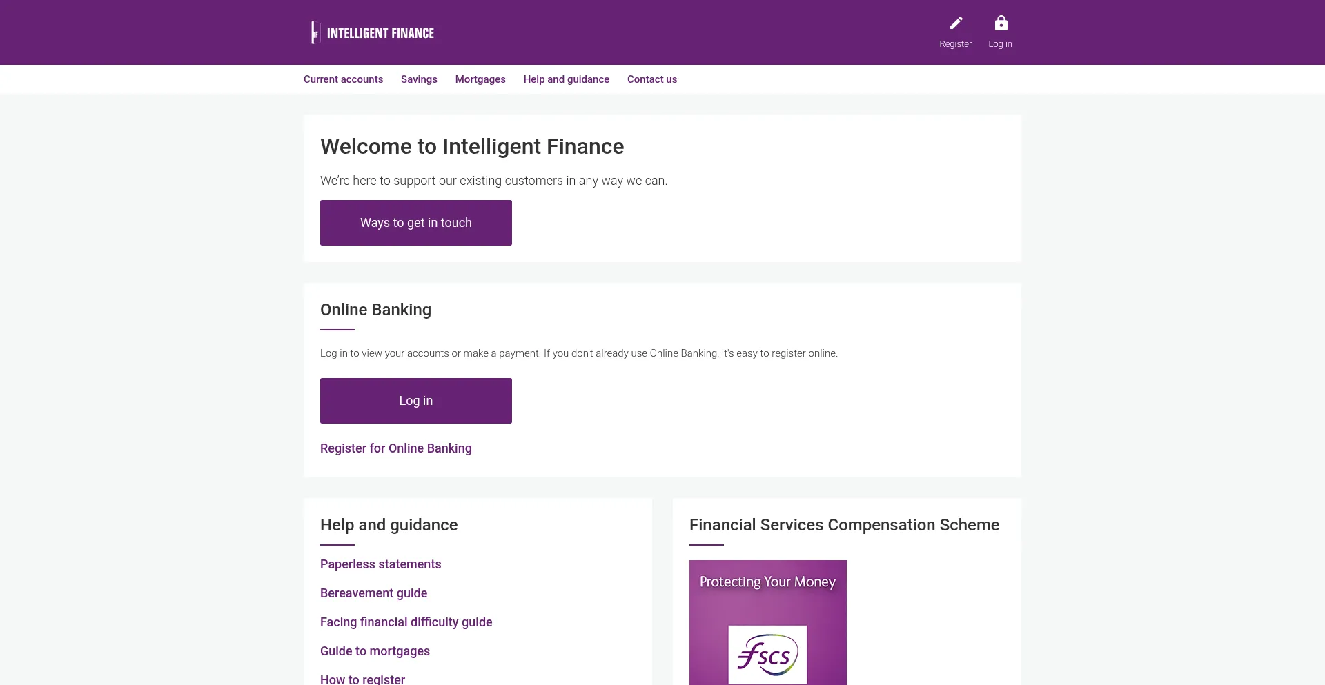 Website screenshot of If.com