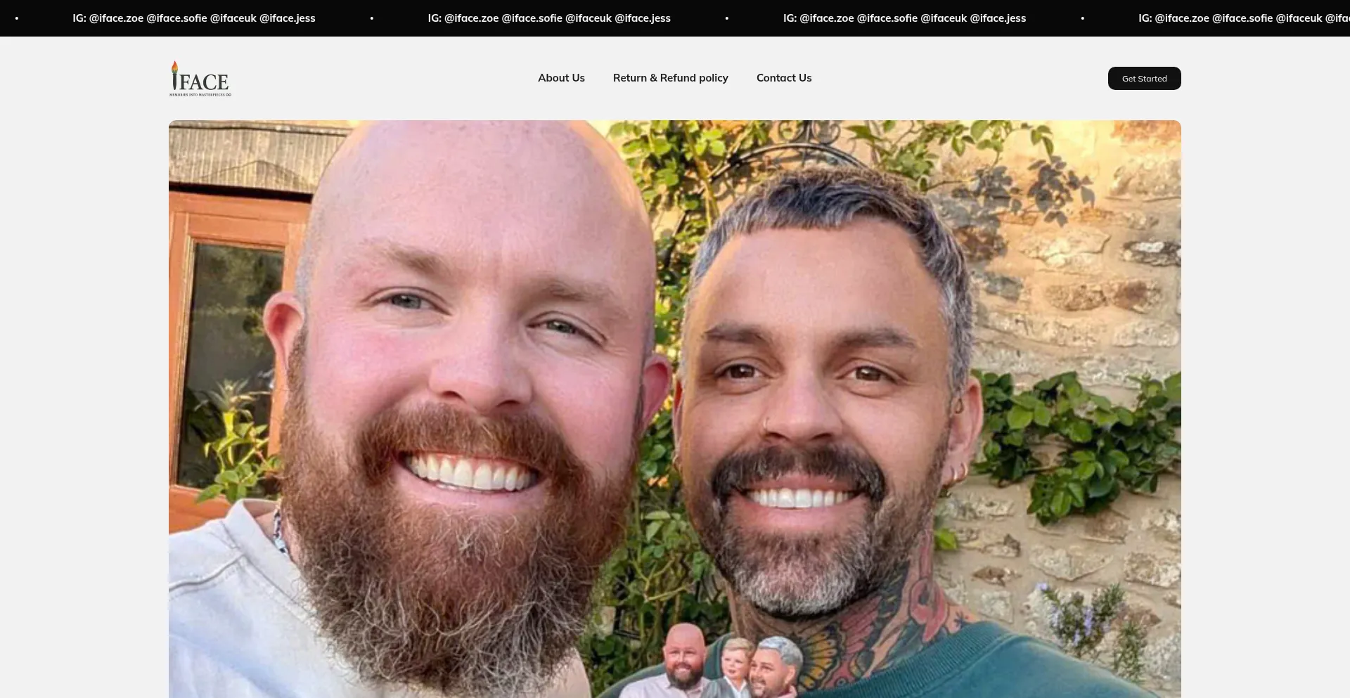 Website screenshot of Ifaceusa.com