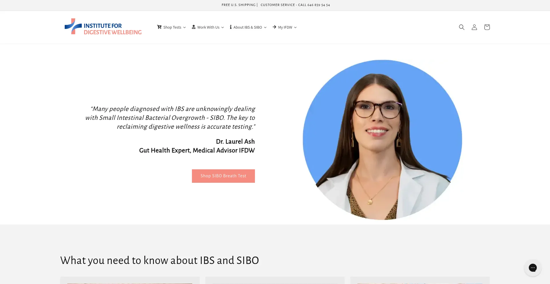 Website screenshot of Ifdw.org