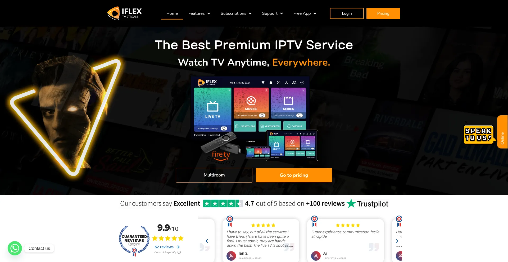 Iflexiptv.com Screenshot