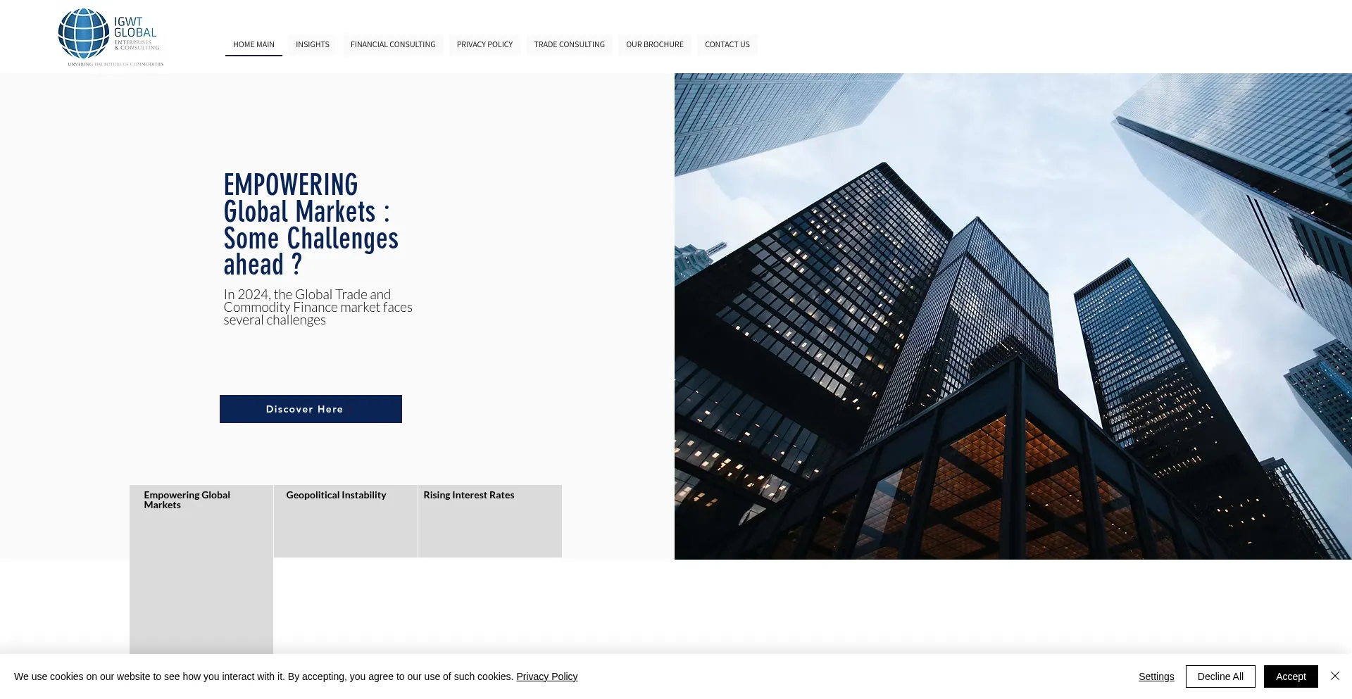 Website screenshot of Igwtge.in
