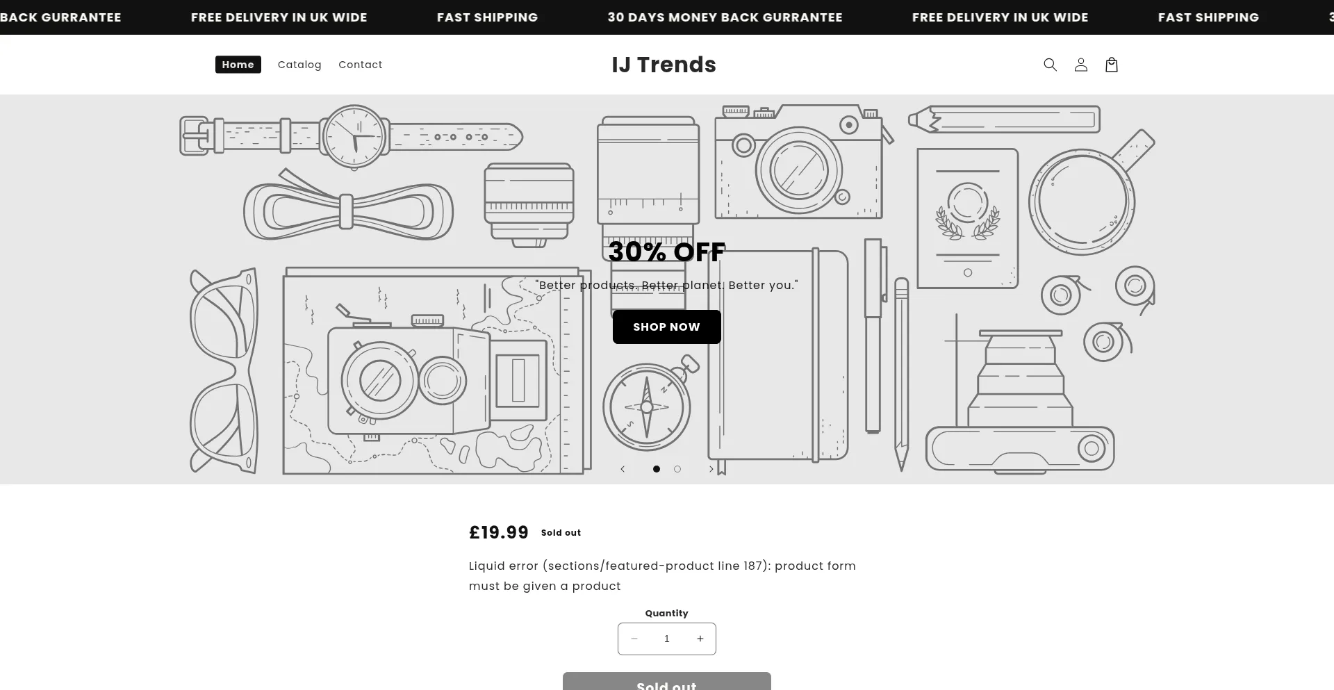 Ijtrends.myshopify.com Screenshot
