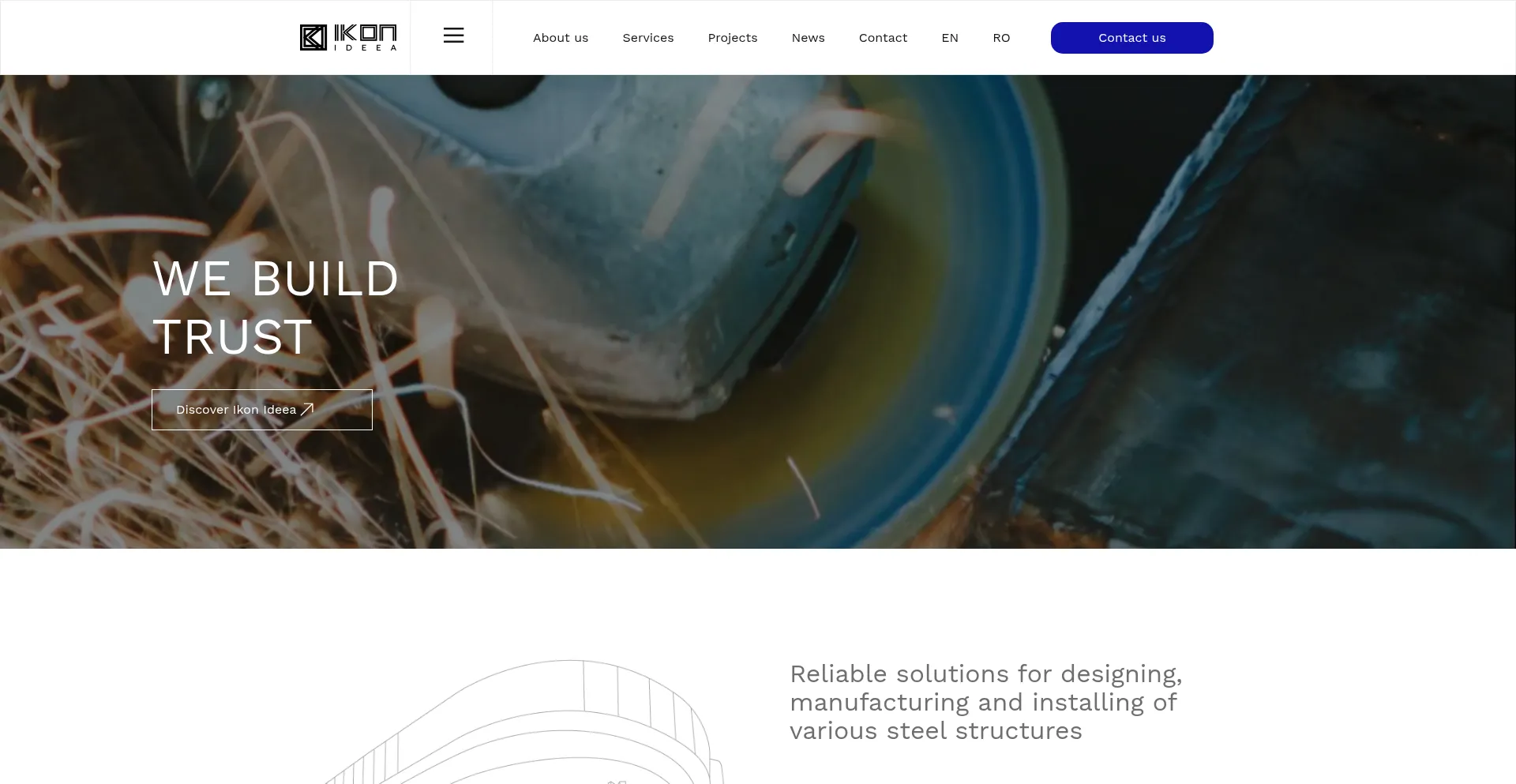 Website screenshot of Ikonideea.ro