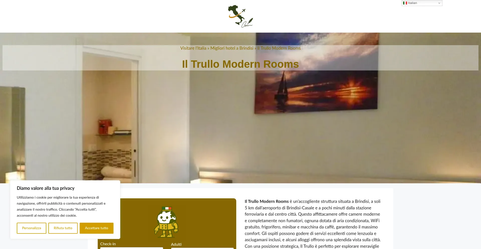 ¿És Seguro y Confiable Il-trullo-modern-rooms.dreaminginrome.com?