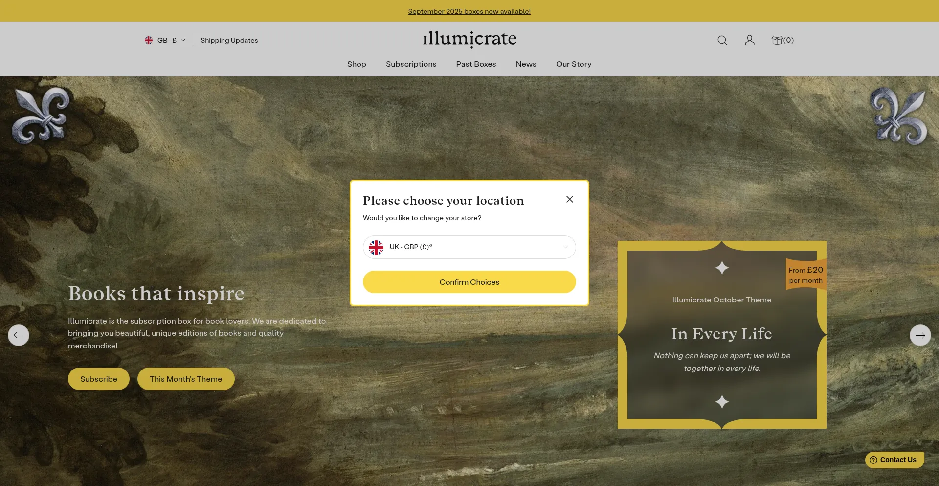 Illumicrate.com Screenshot