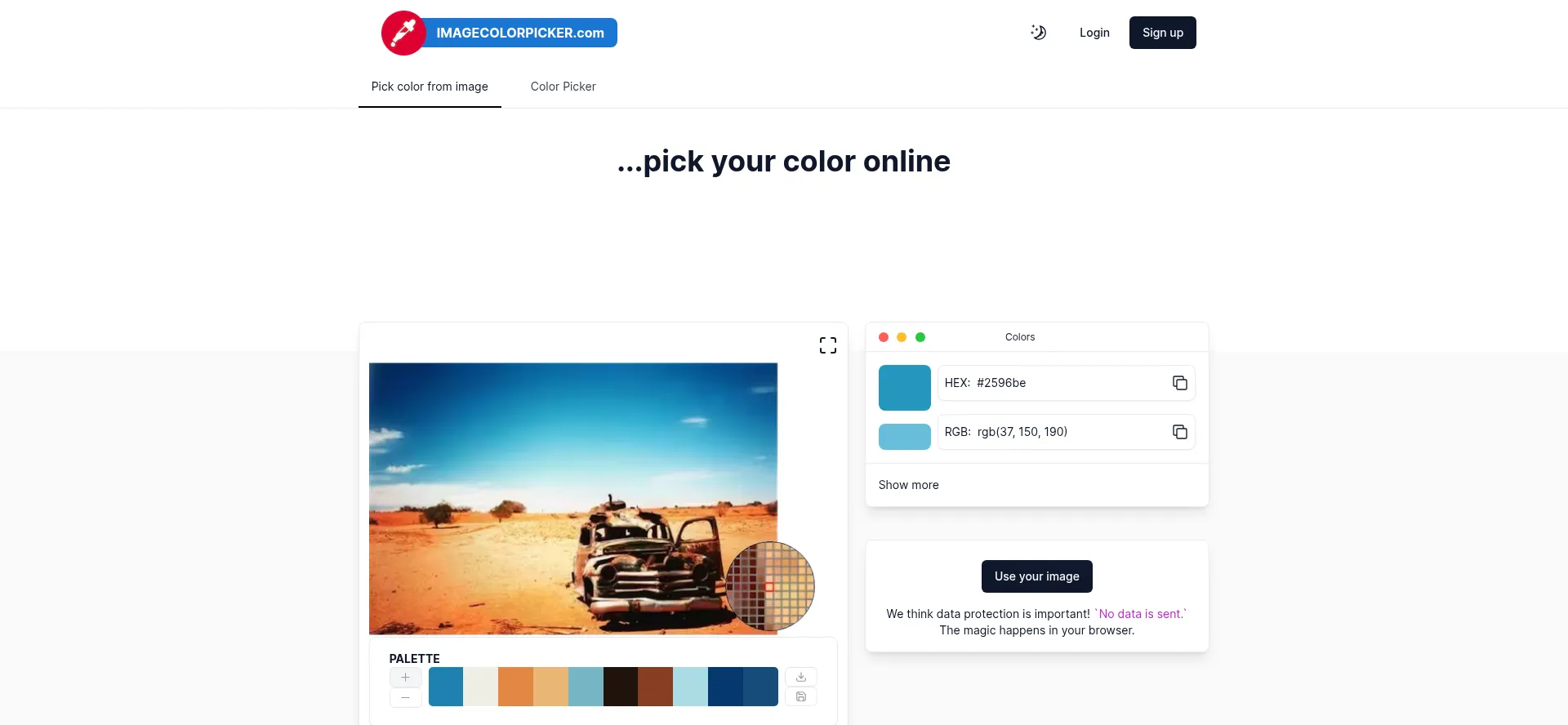 Imagecolorpicker.com