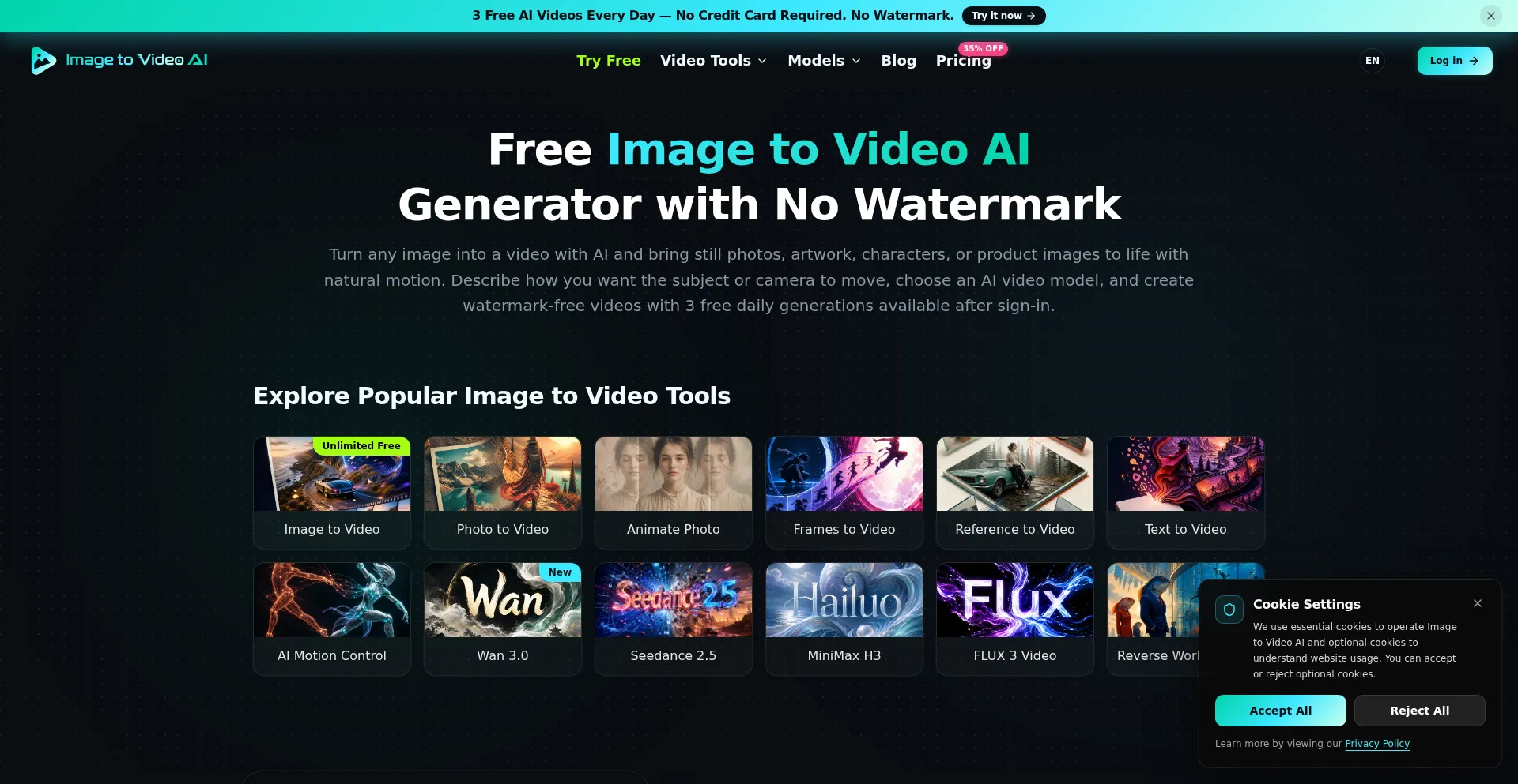 Imagetovideoai.tools