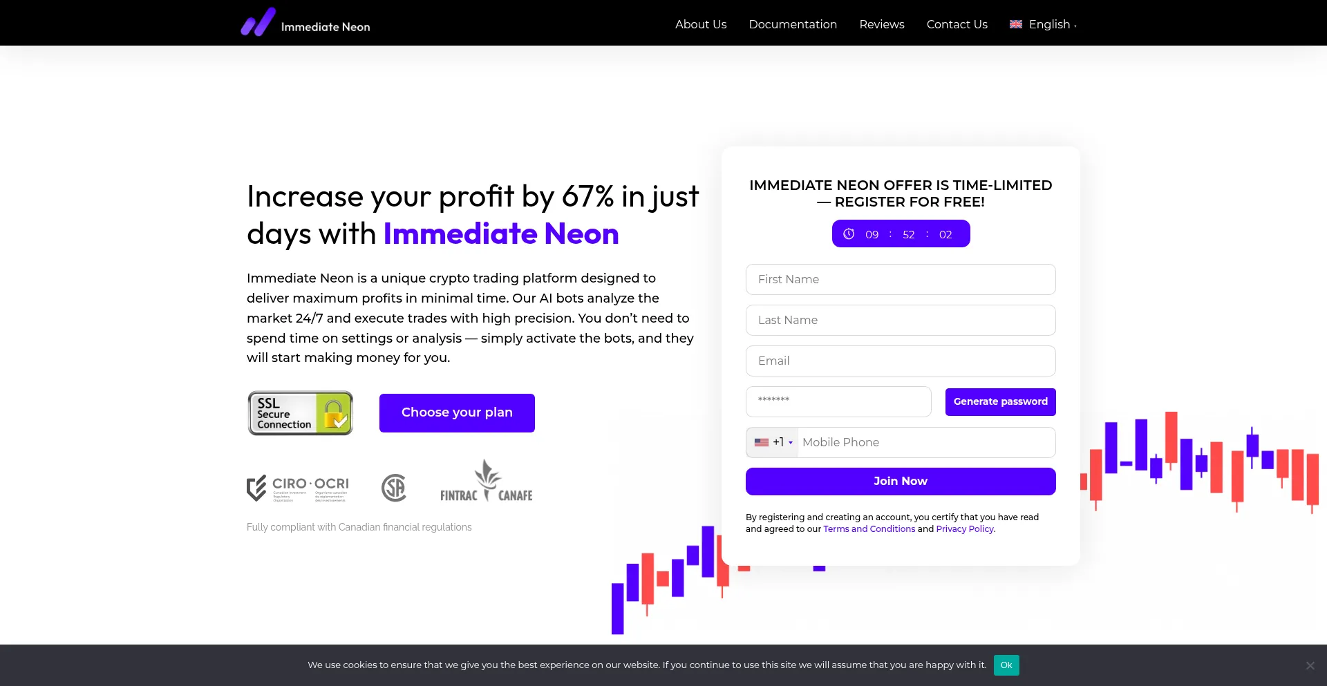 ¿És Seguro y Confiable Immediate-neon.com?