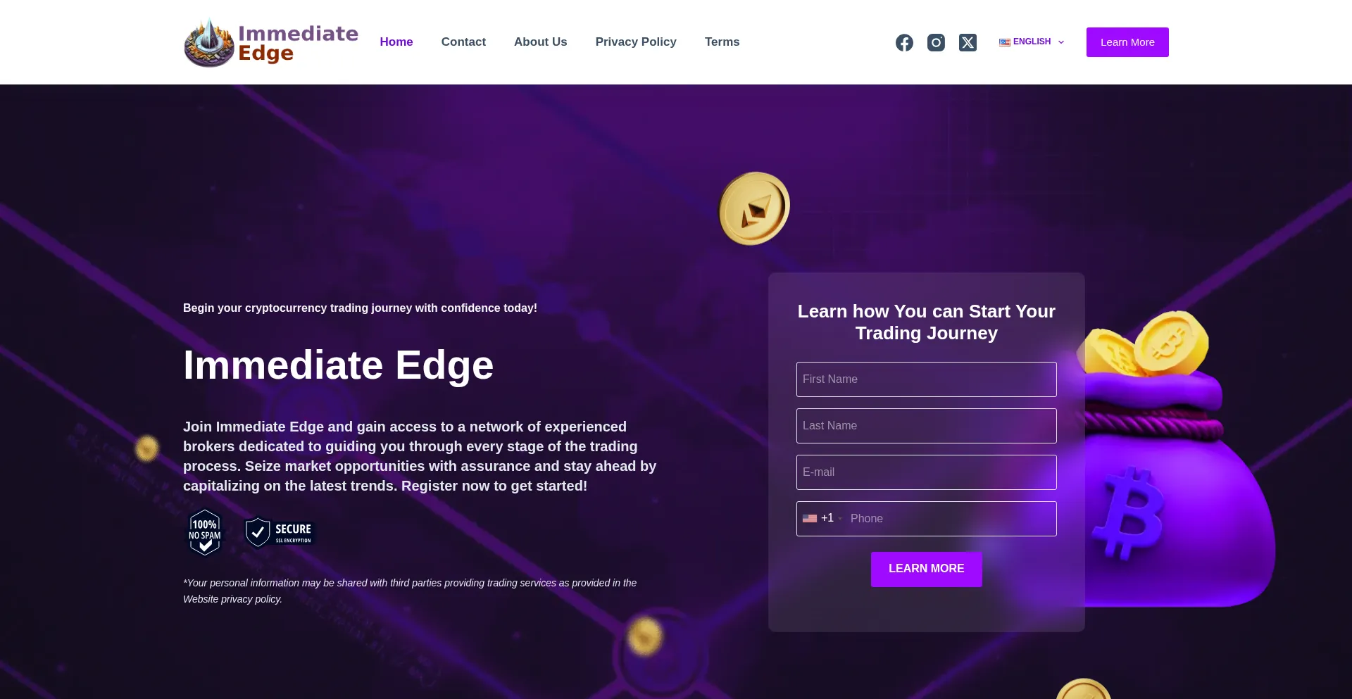 ¿És Seguro y Confiable Immediateedge.io?